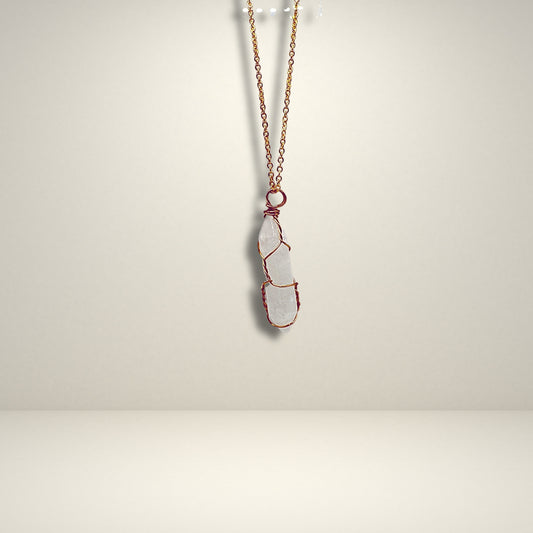 Clear Quartz - Healing Crystal Necklace