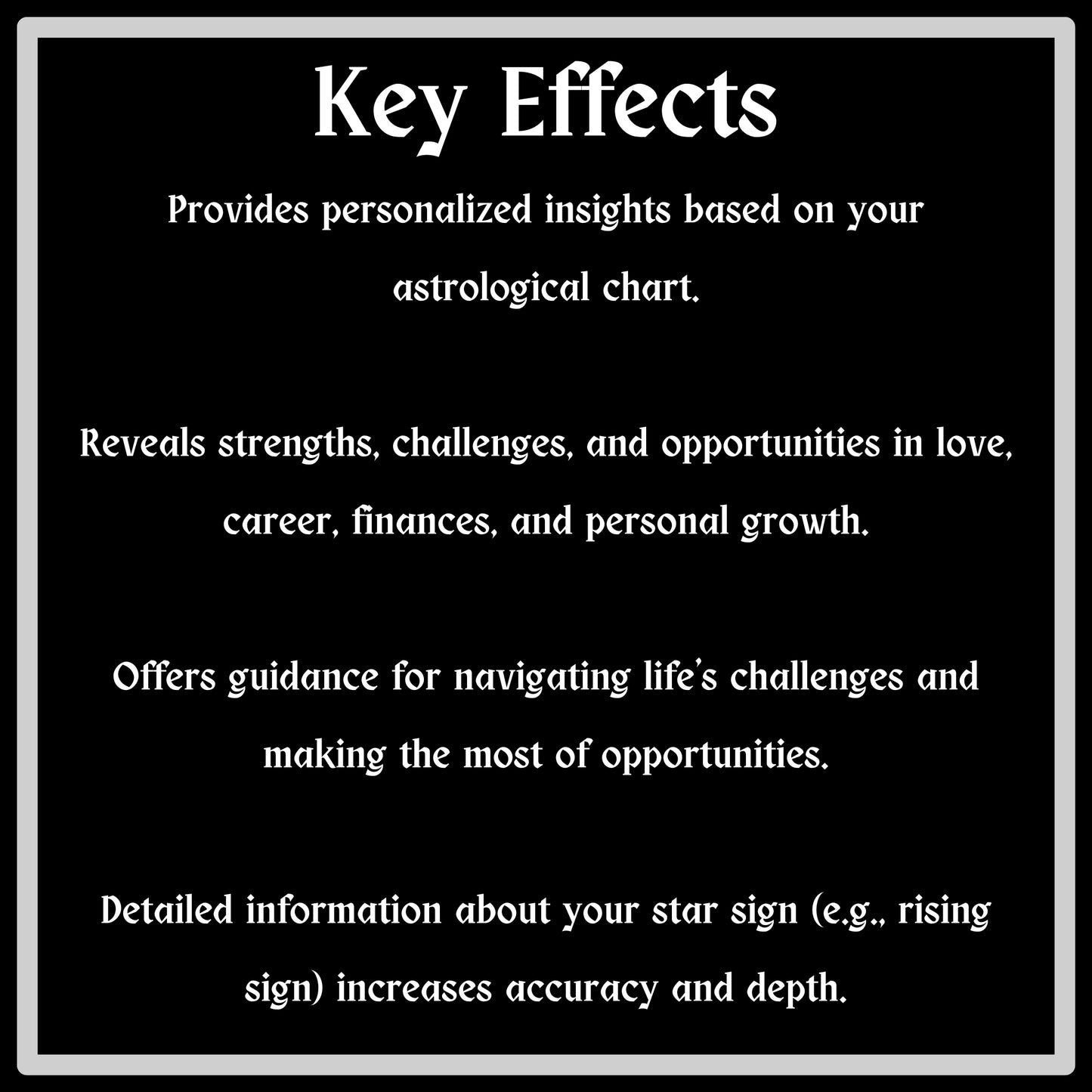 key effects