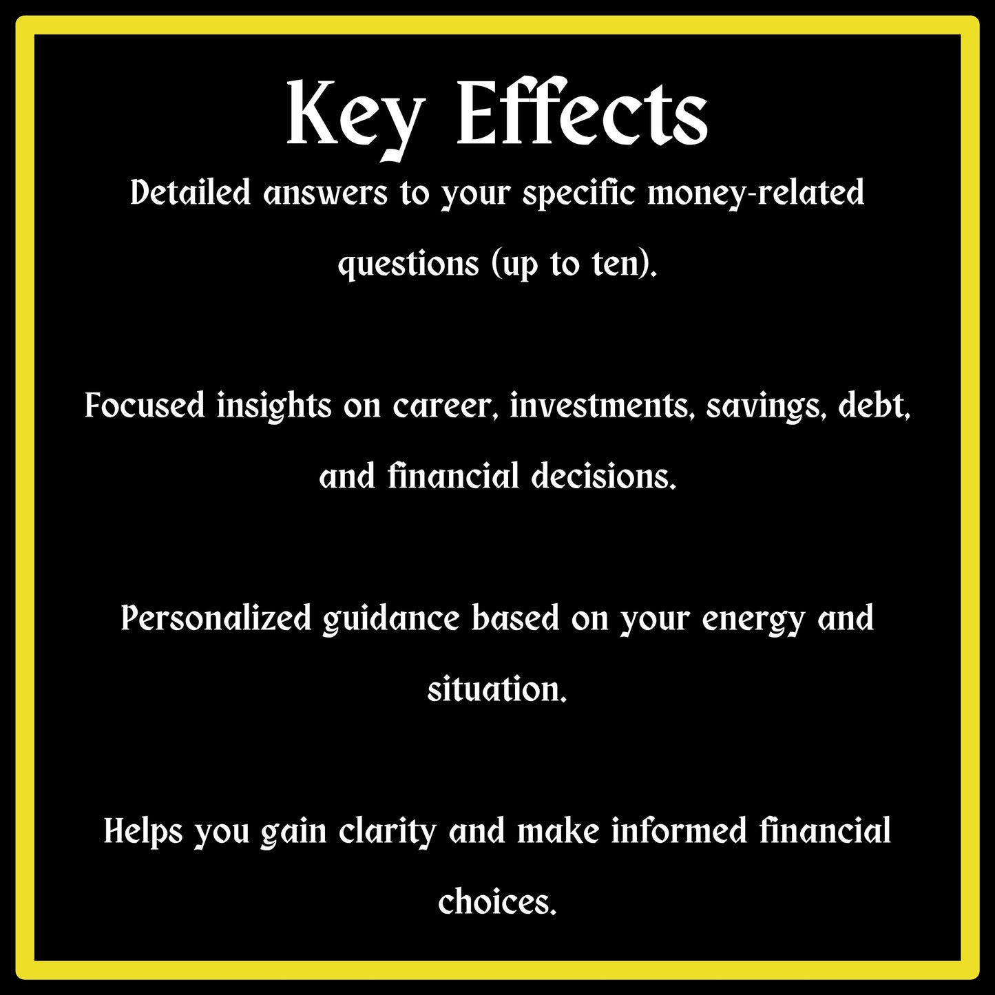 Money Reading (Specific Questions)