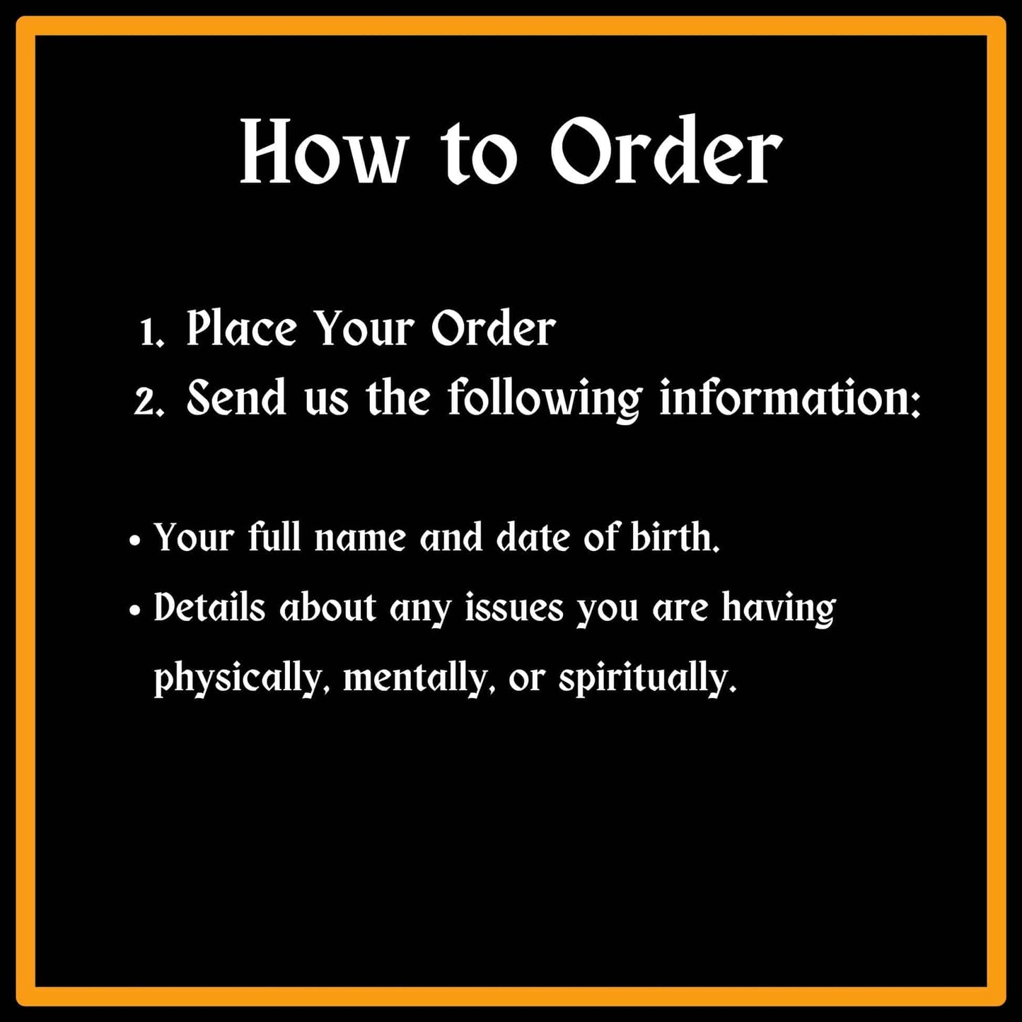 how to order