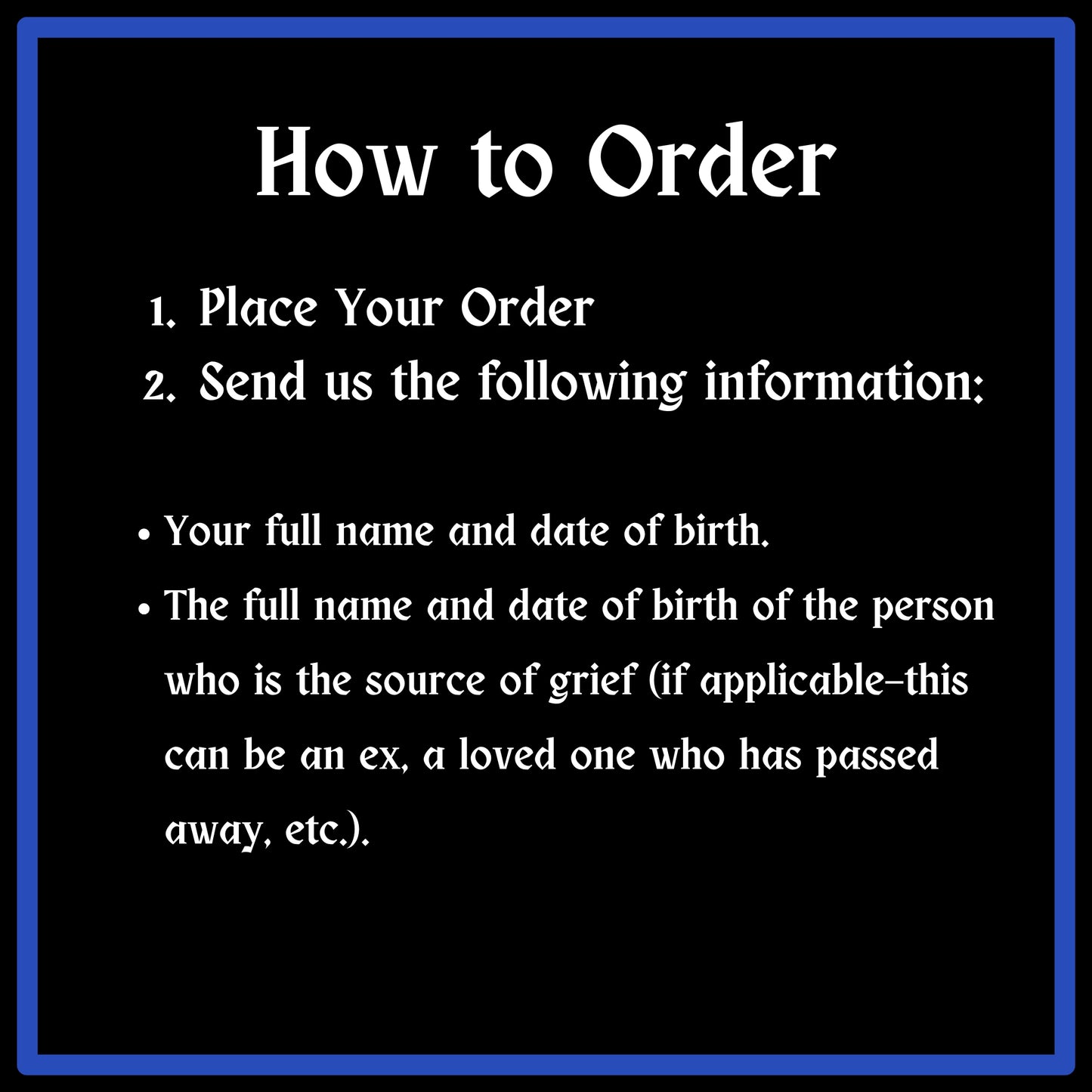 how to order