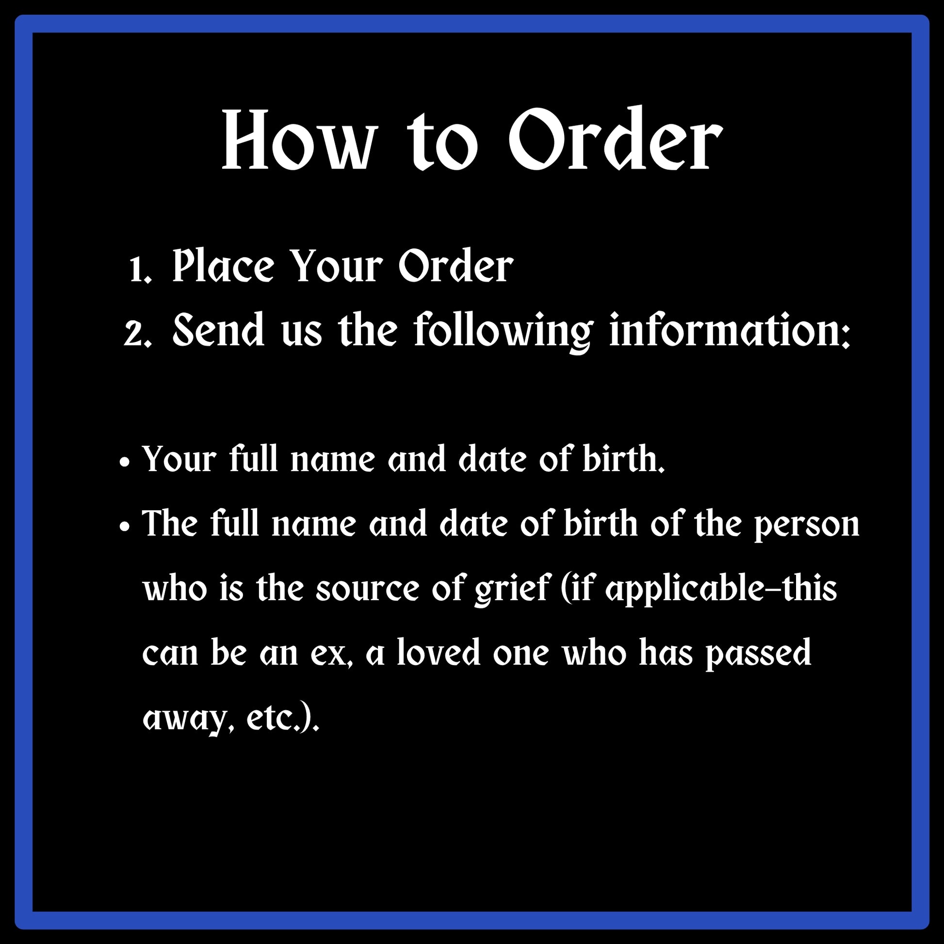 how to order
