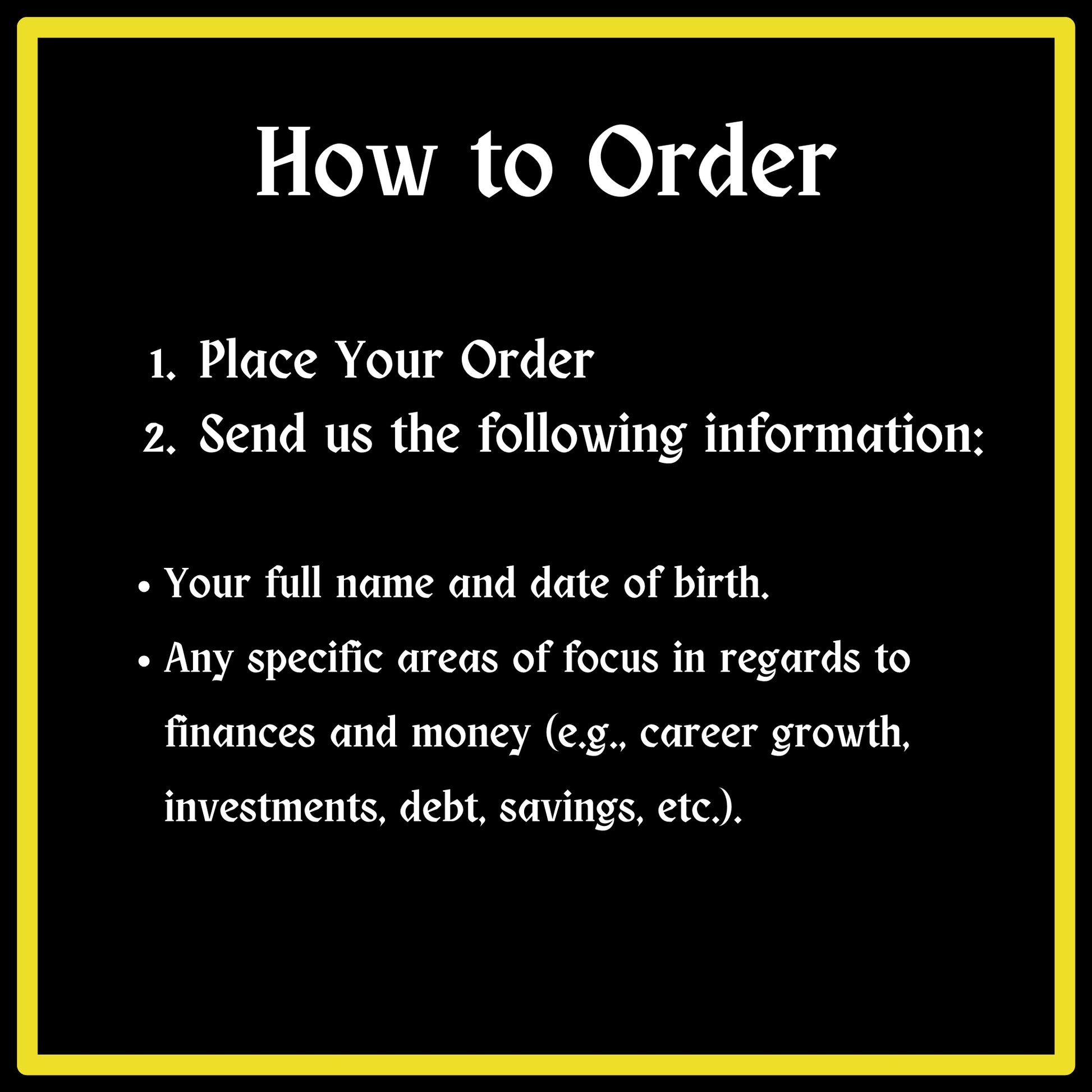how to order