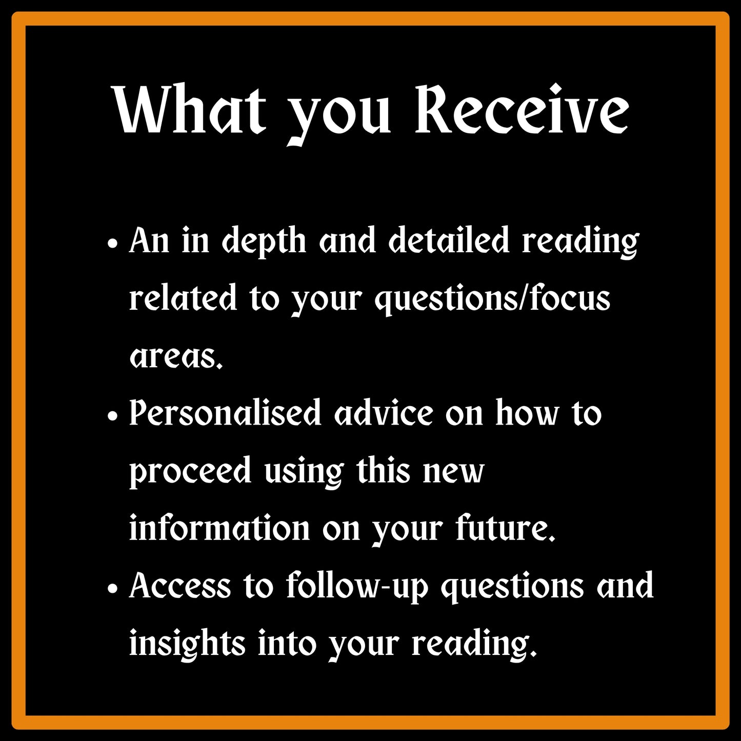 Career Reading (Specific Questions)