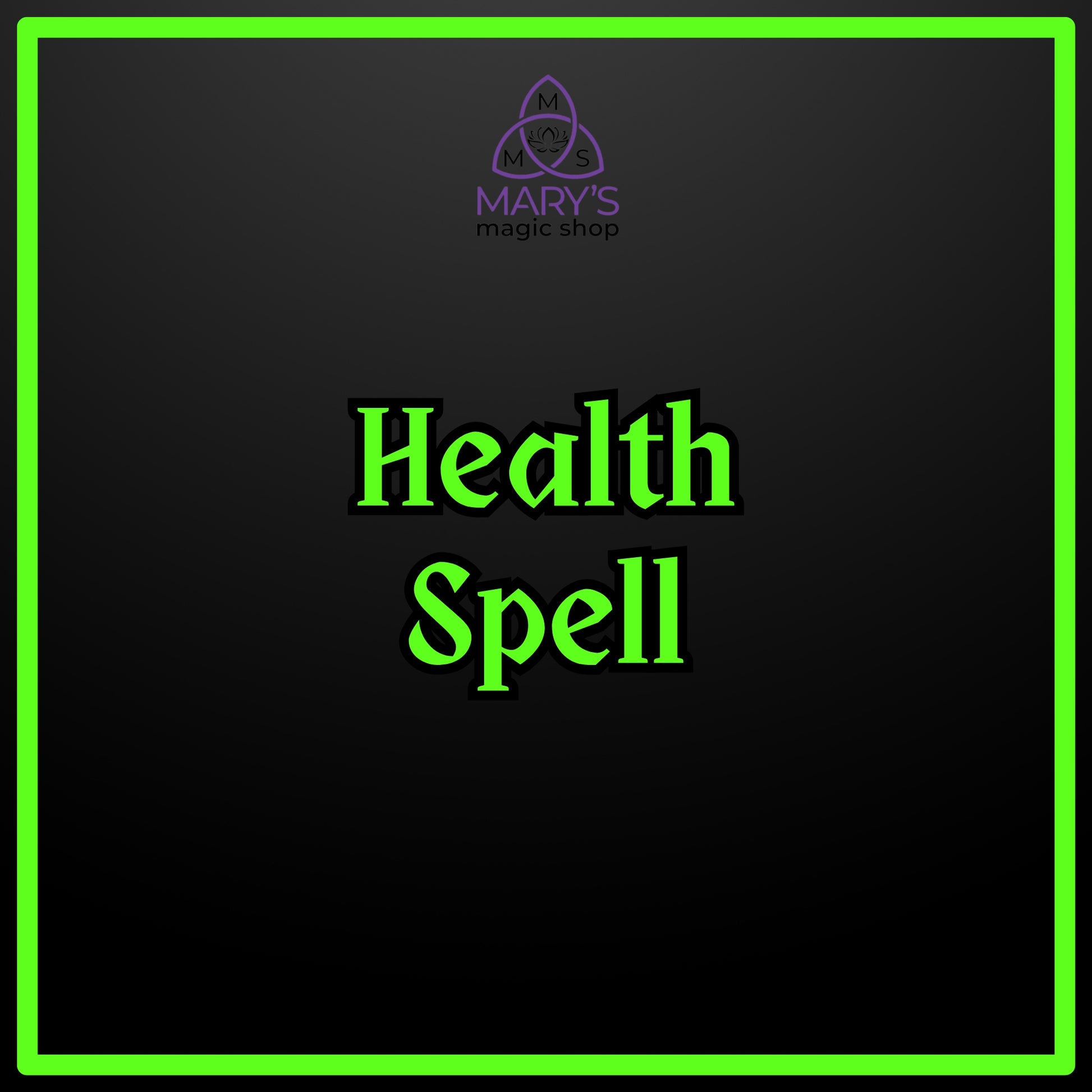Wellness Spell