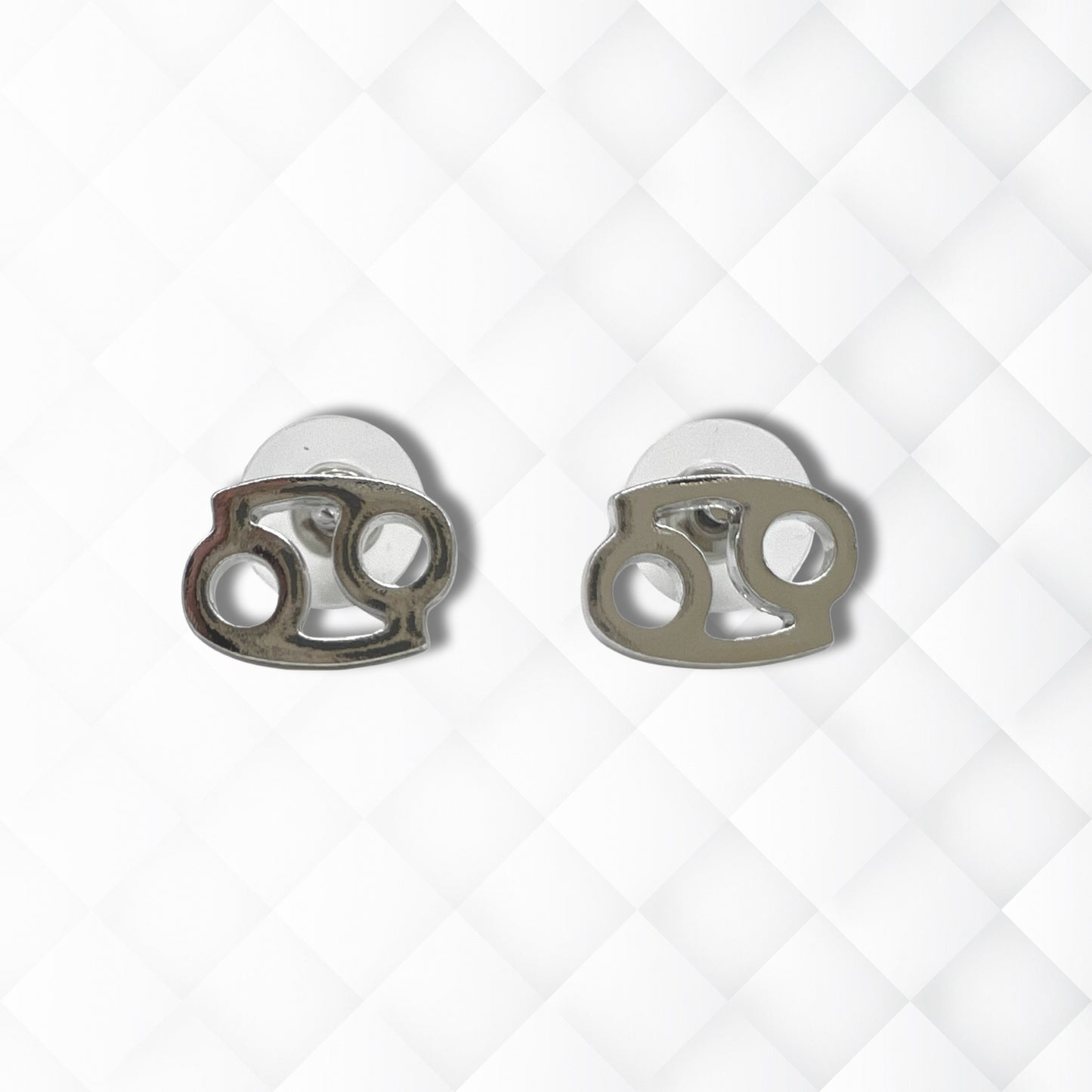 Cancer Silver Earrings