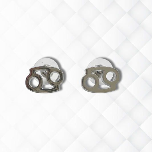 Cancer Silver Earrings