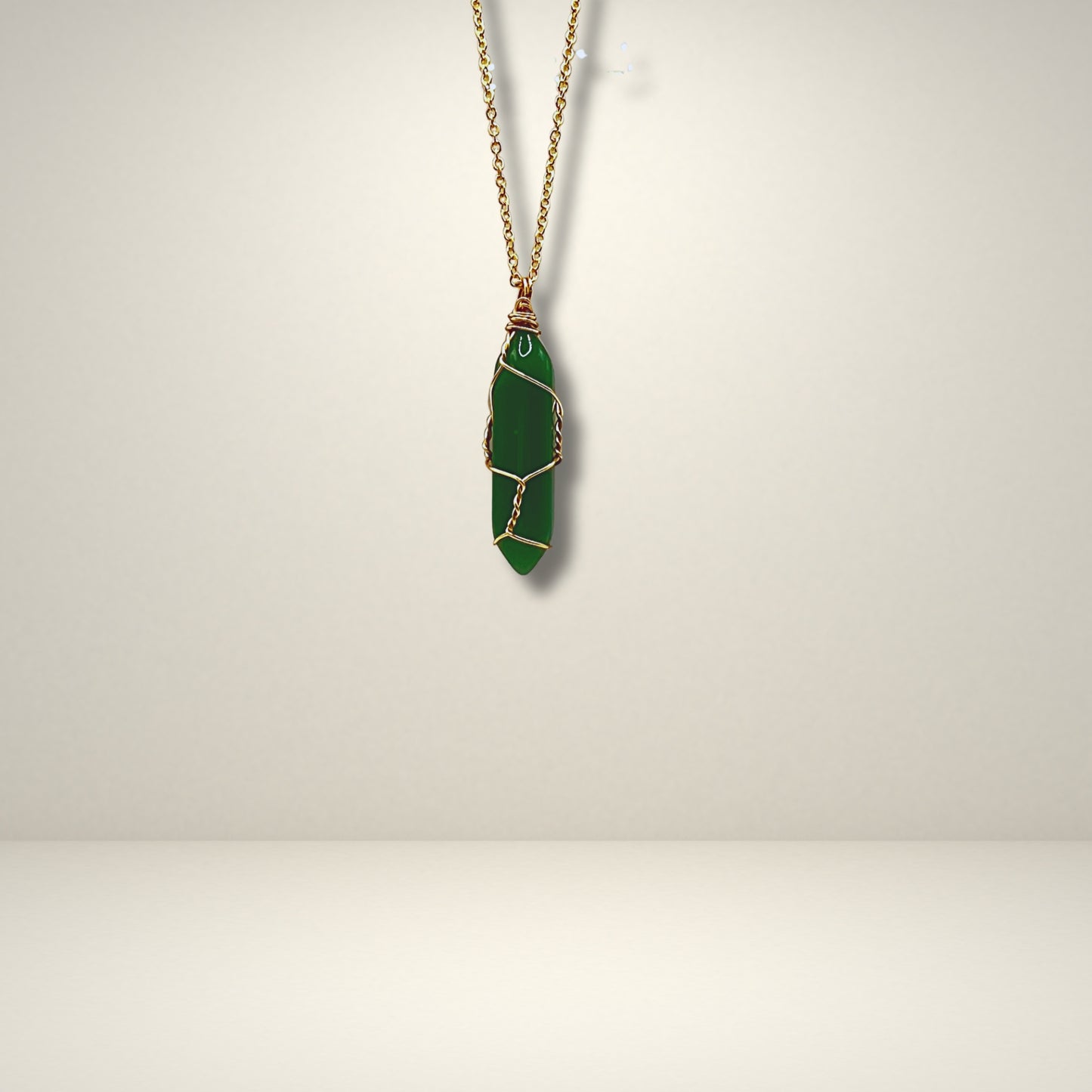 Green Jade - Healing Crystal Necklace