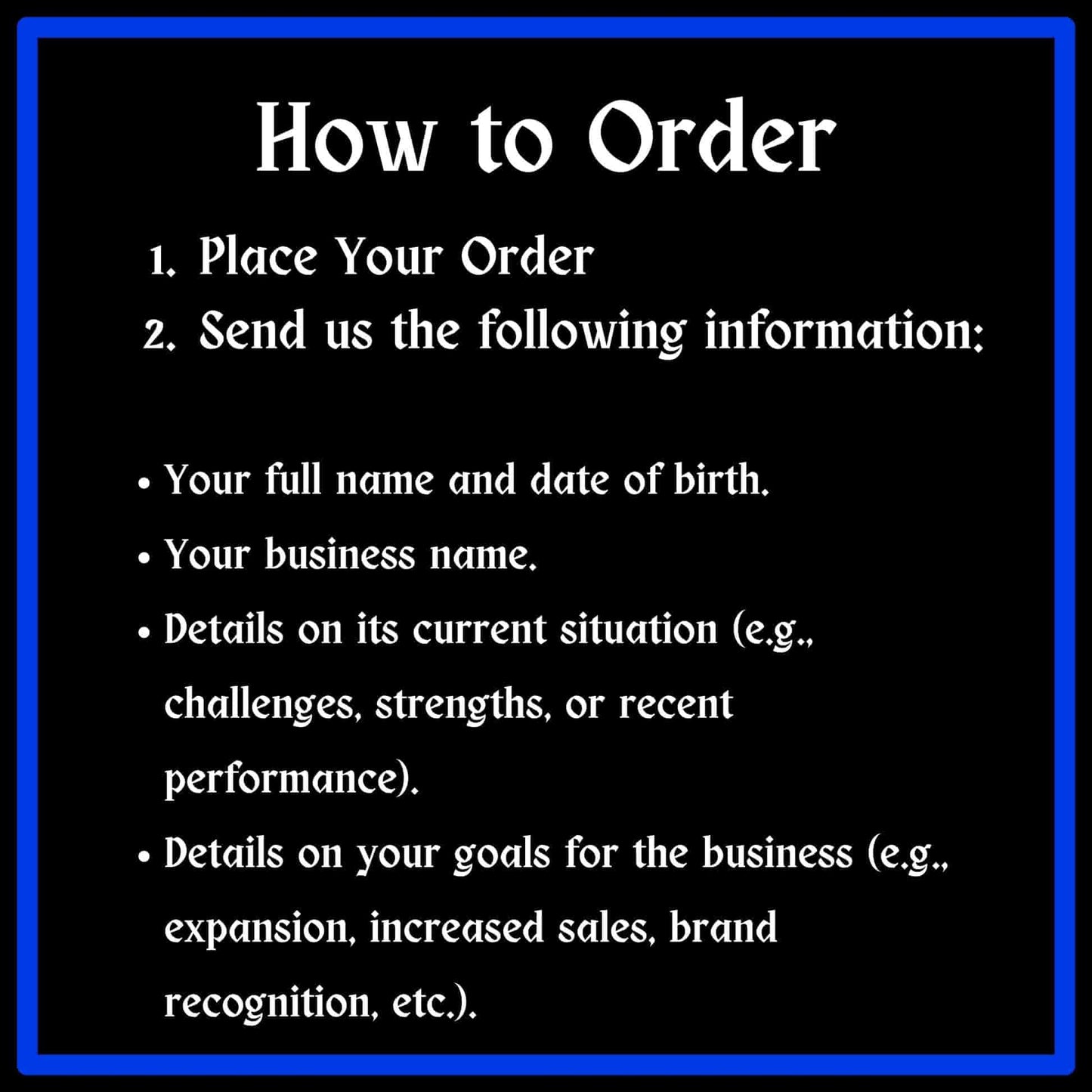 howtoorder
