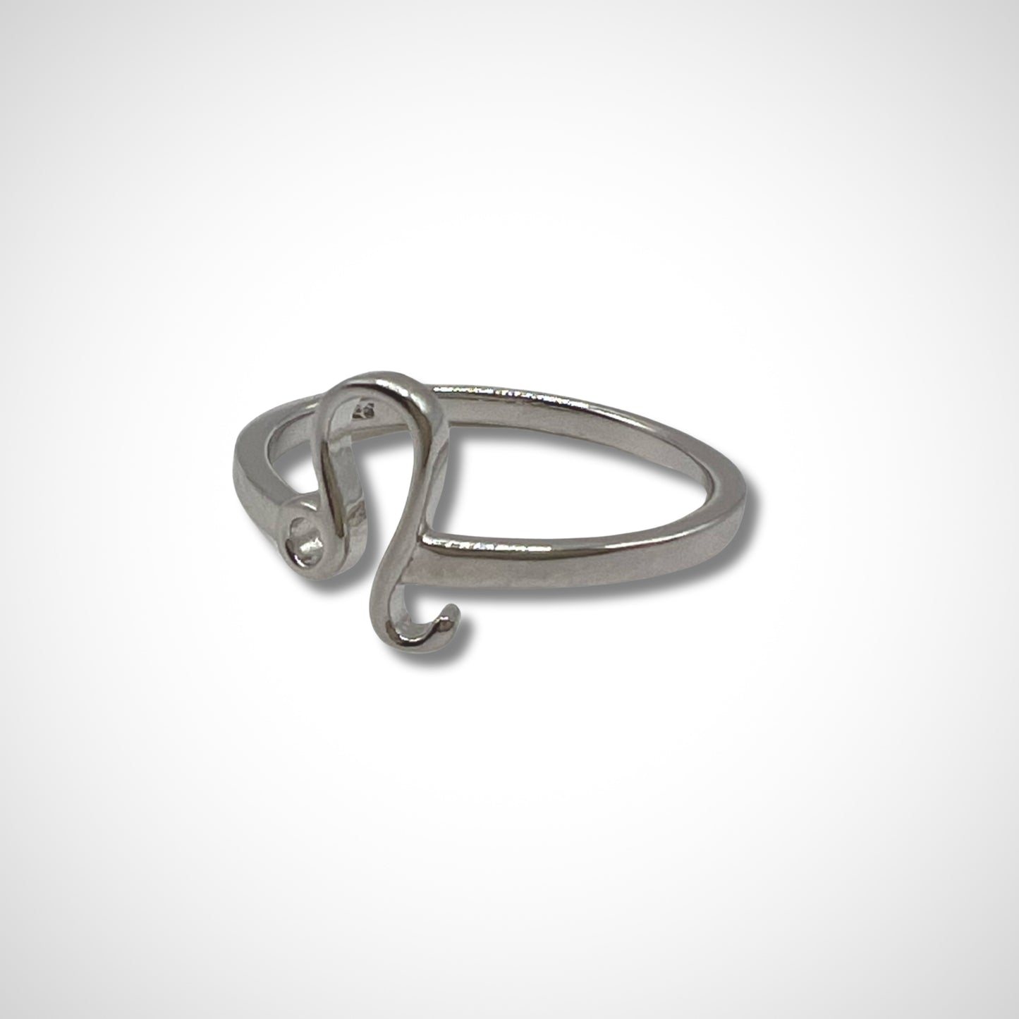 Leo Astrology Silver Ring