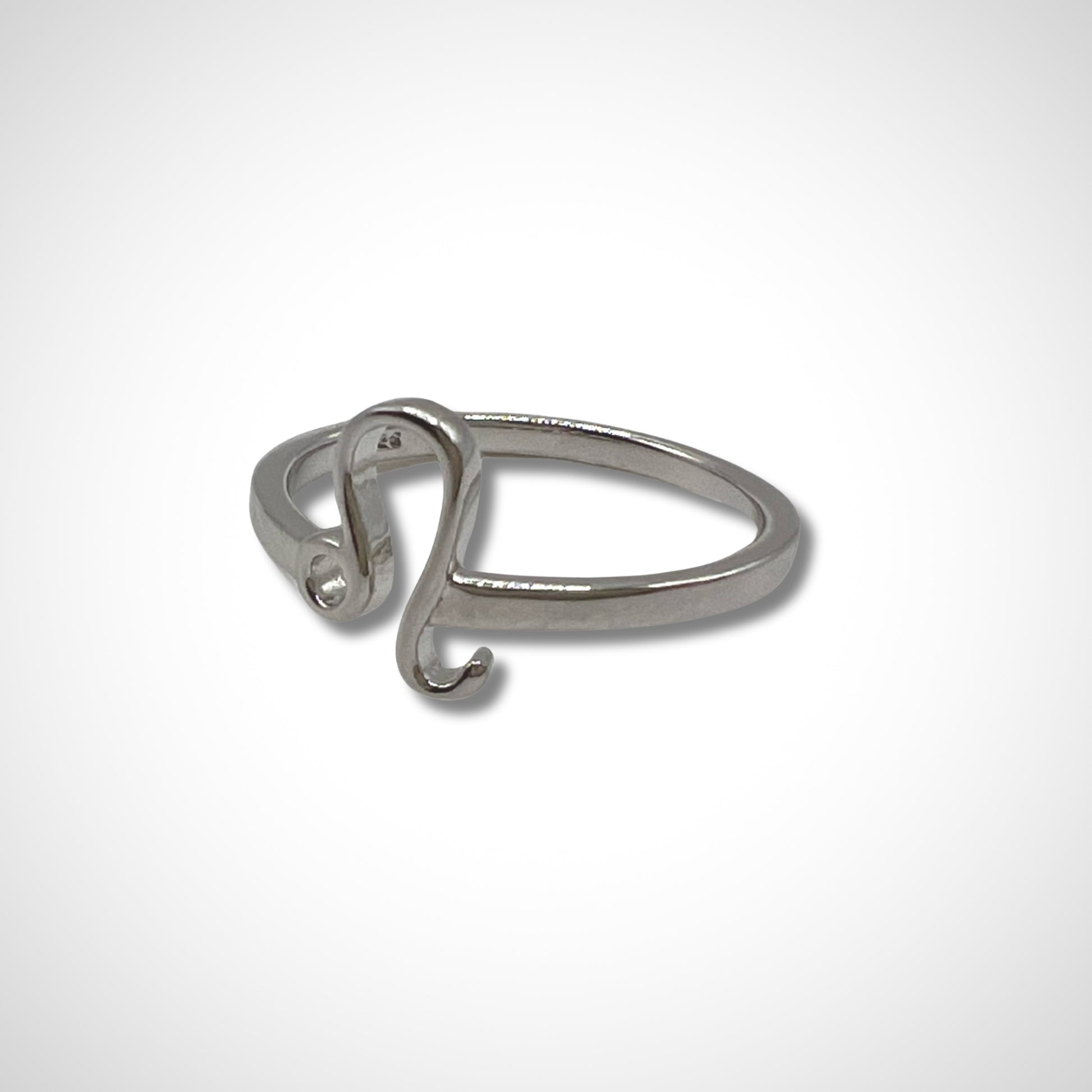 Leo Astrology Silver Ring