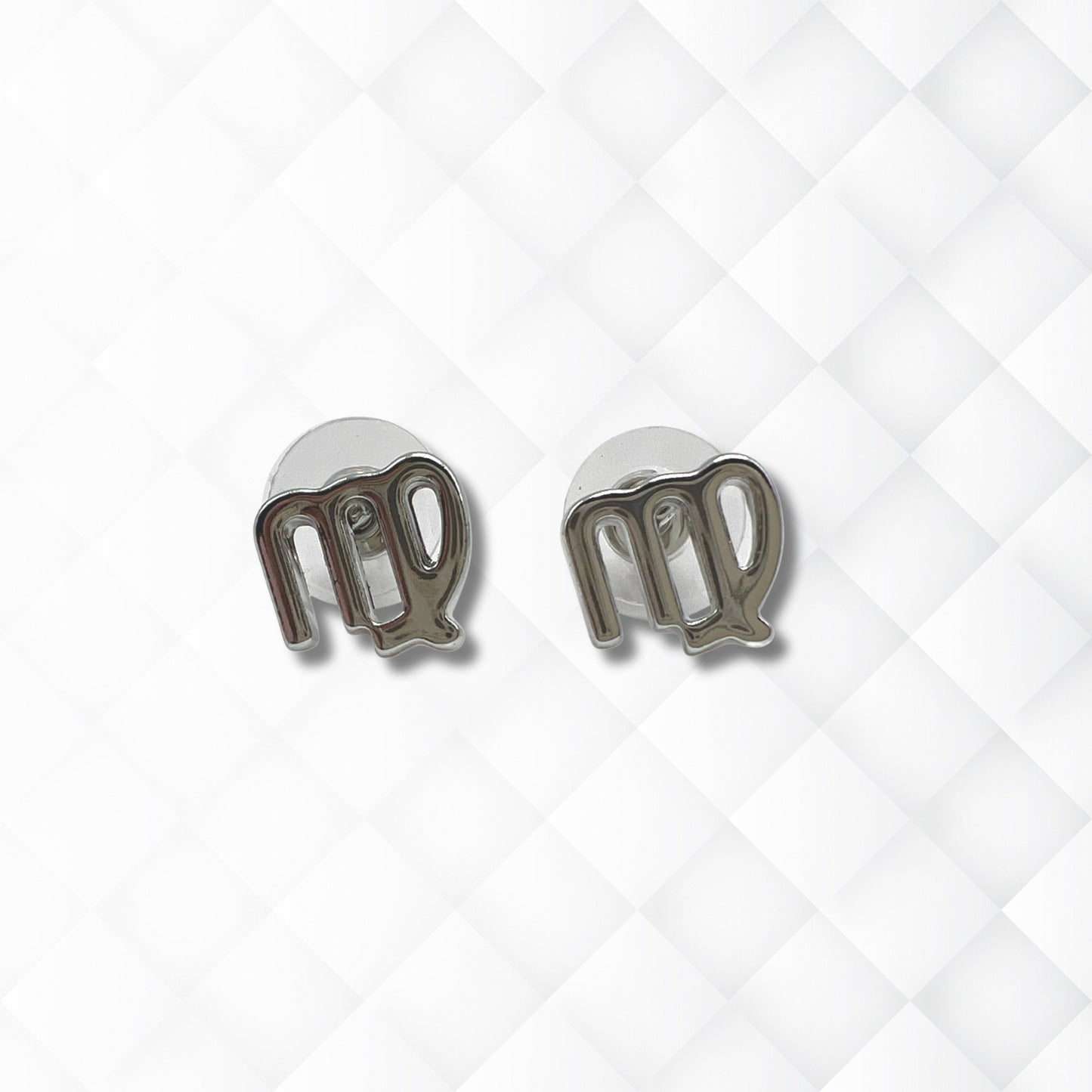 Virgo Silver Earrings