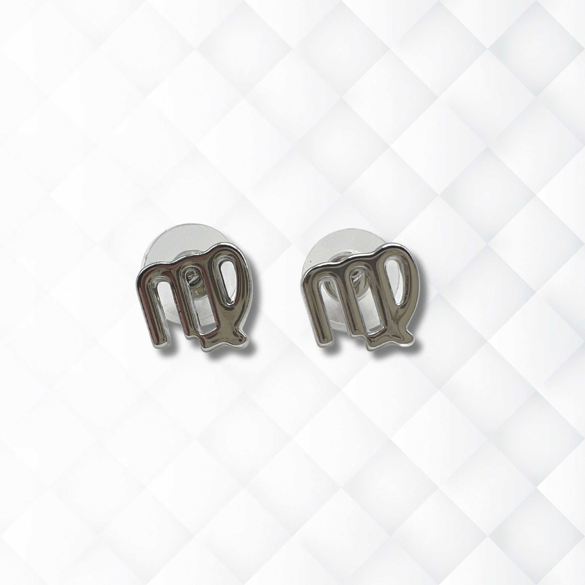 Virgo Silver Earrings