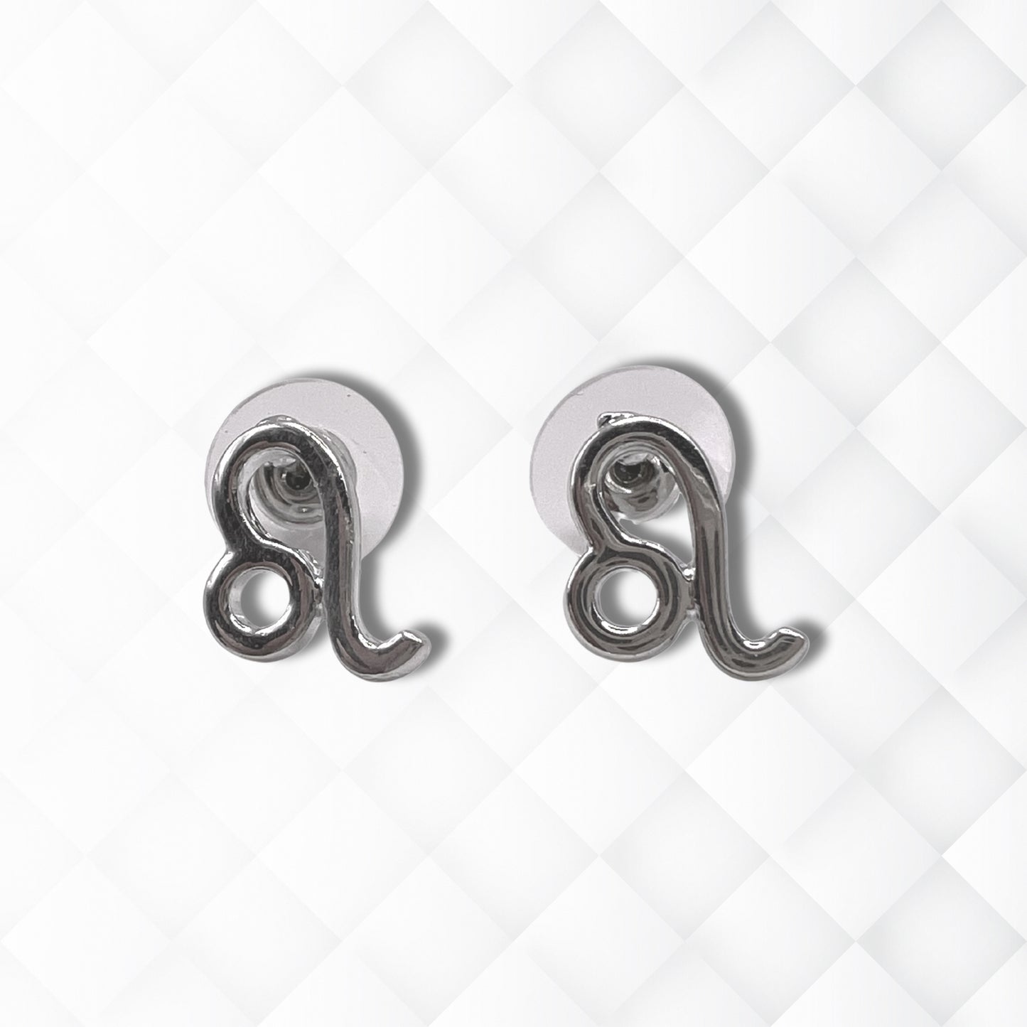 Leo Silver Earrings