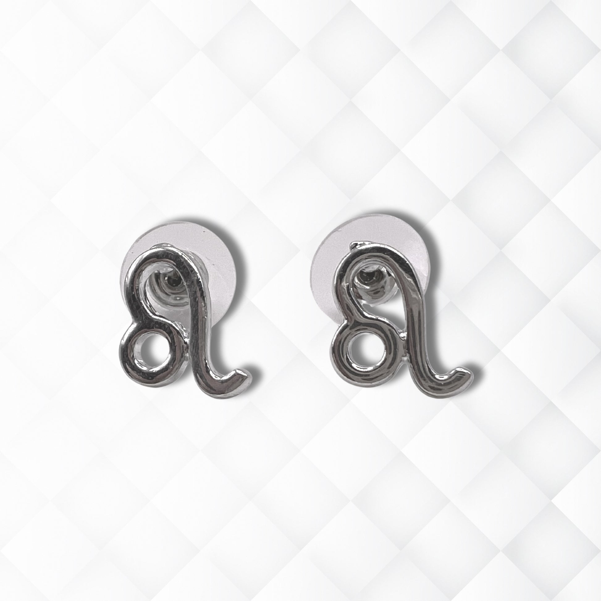 Leo Silver Earrings