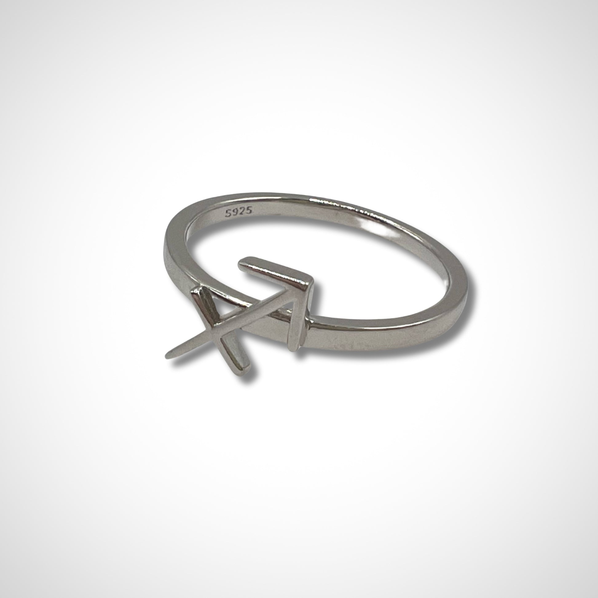 Sagittarius Astrology Silver Ring