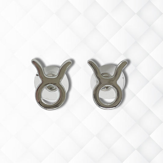 Taurus Silver Earrings
