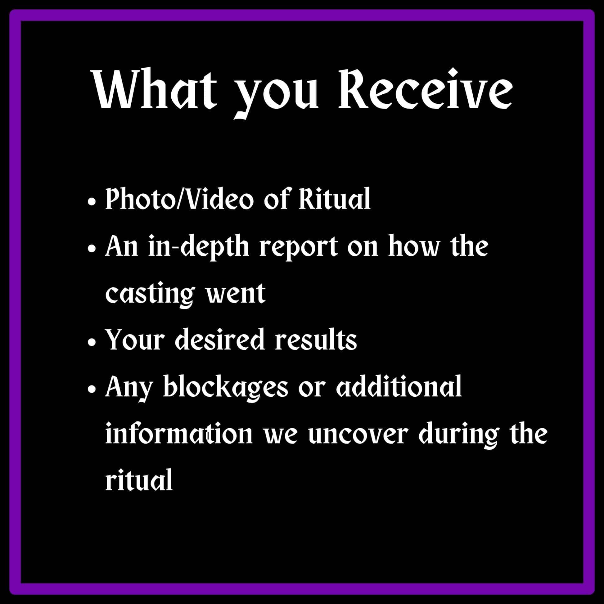 whatyoureceive