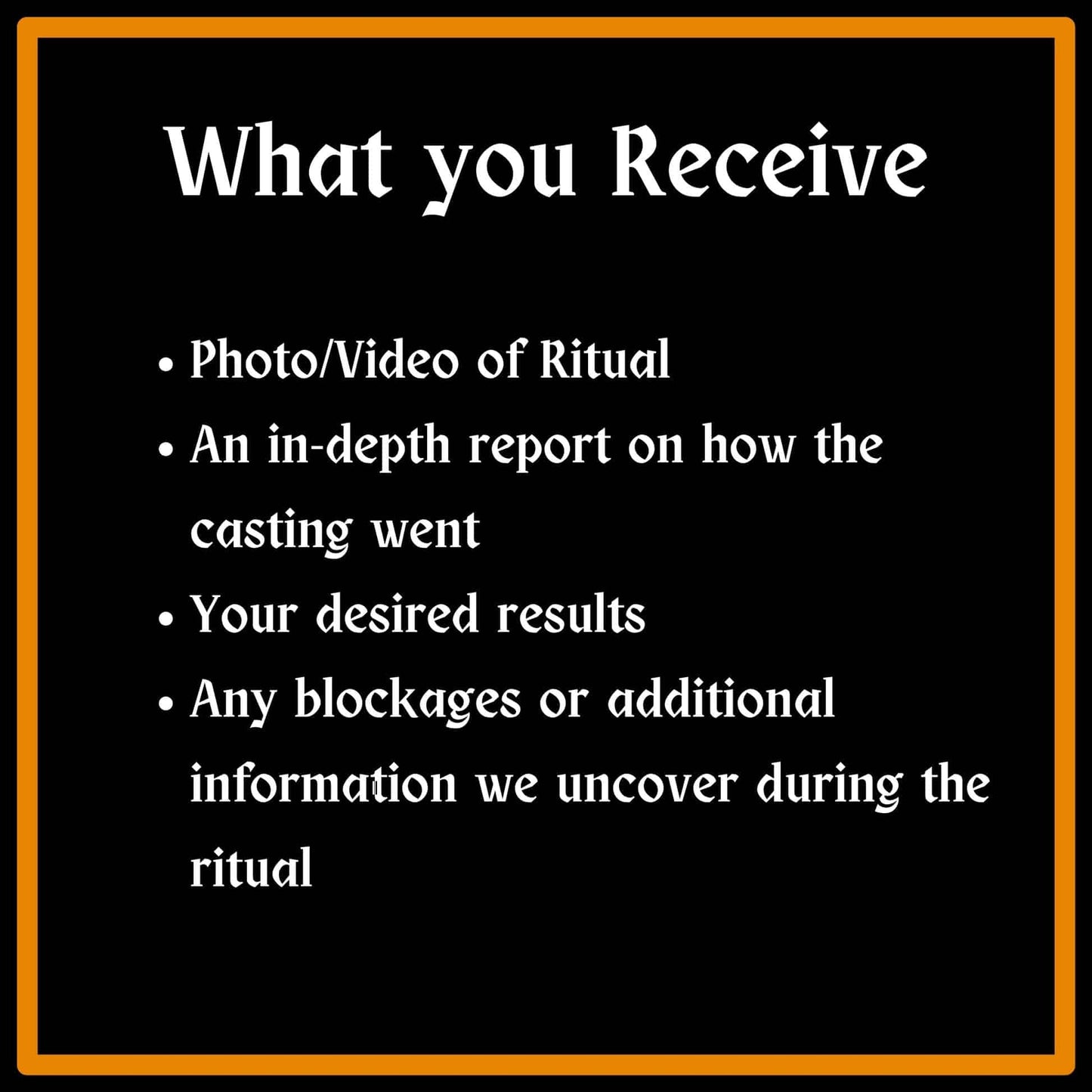 whatyoureceive