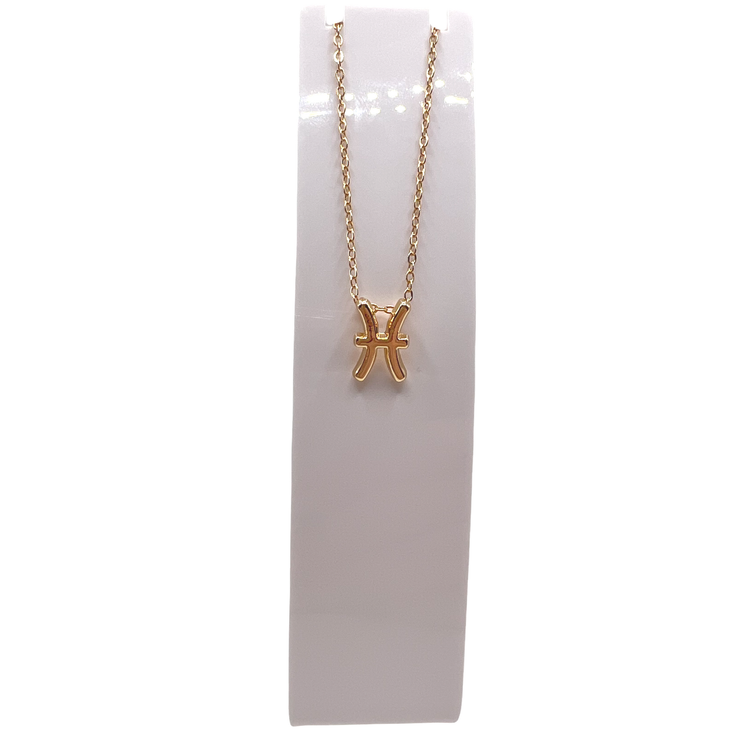 Pisces Astrology Gold Necklace