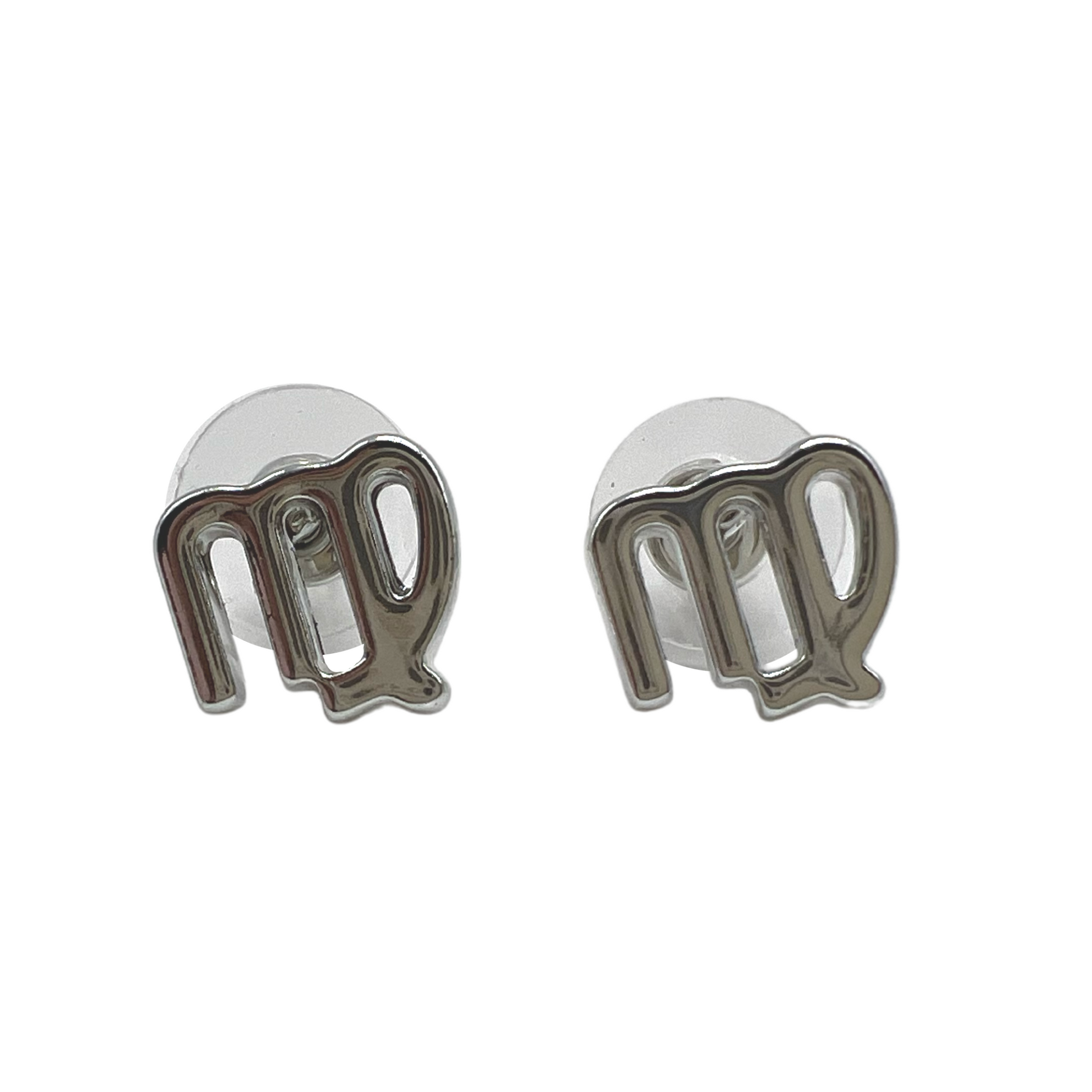 Virgo Silver Earrings
