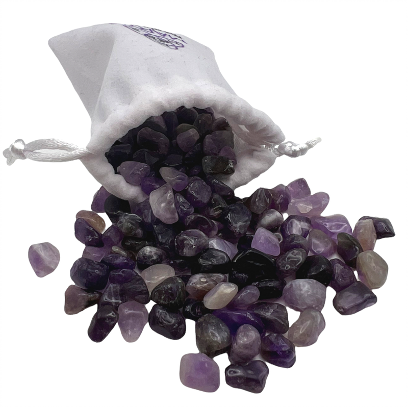 Amethyst Crystal Bag