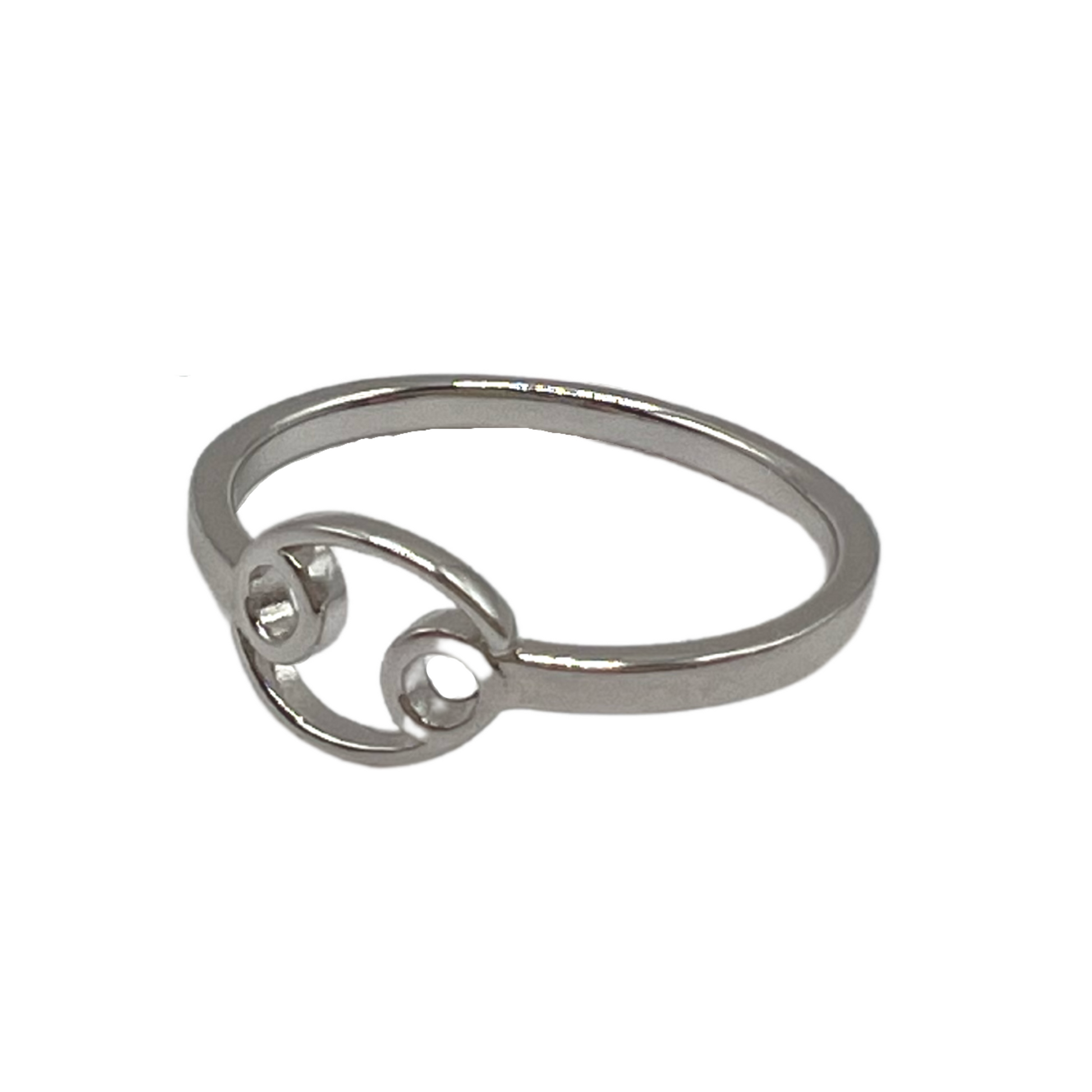 Cancer Astrology Silver Ring