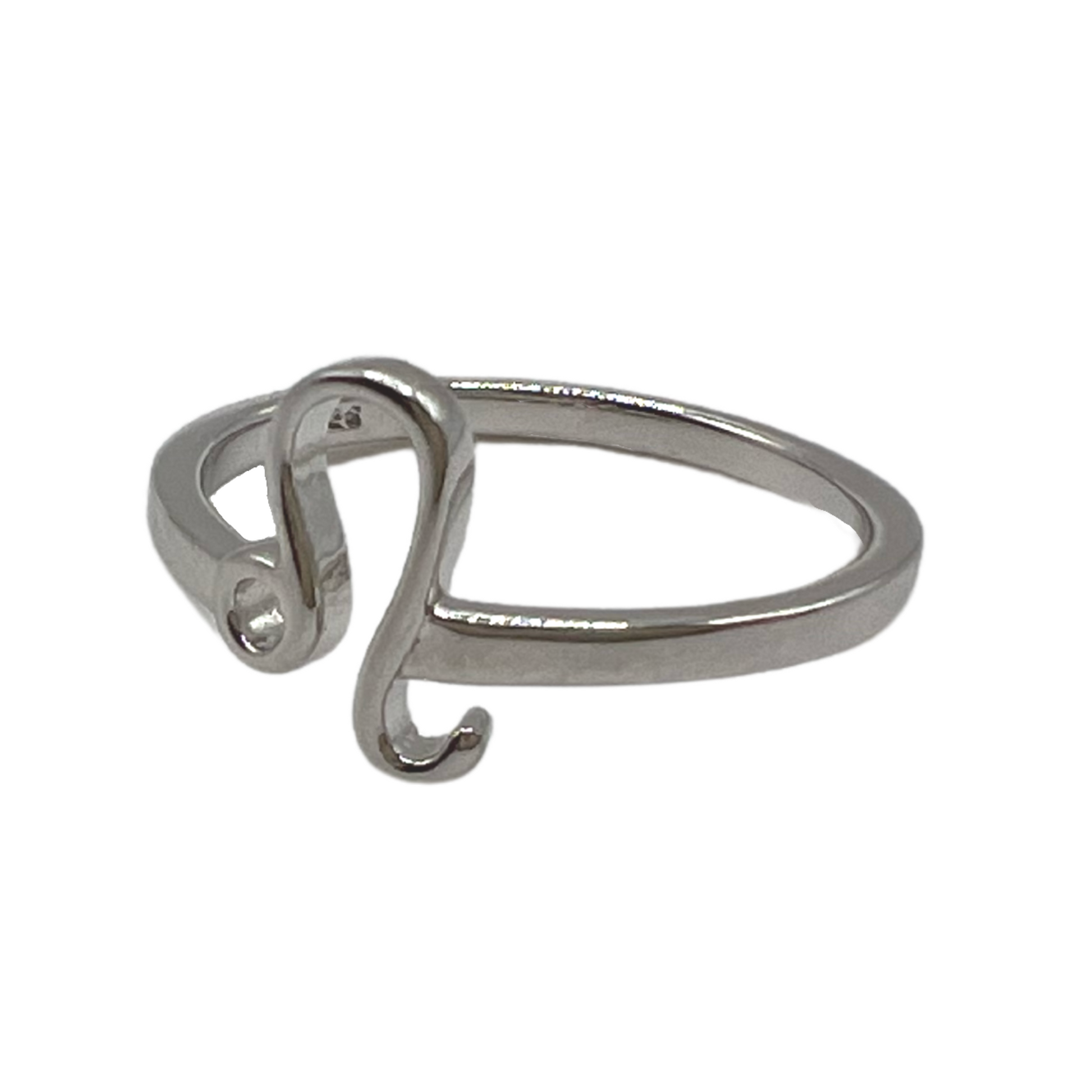 Leo Astrology Silver Ring