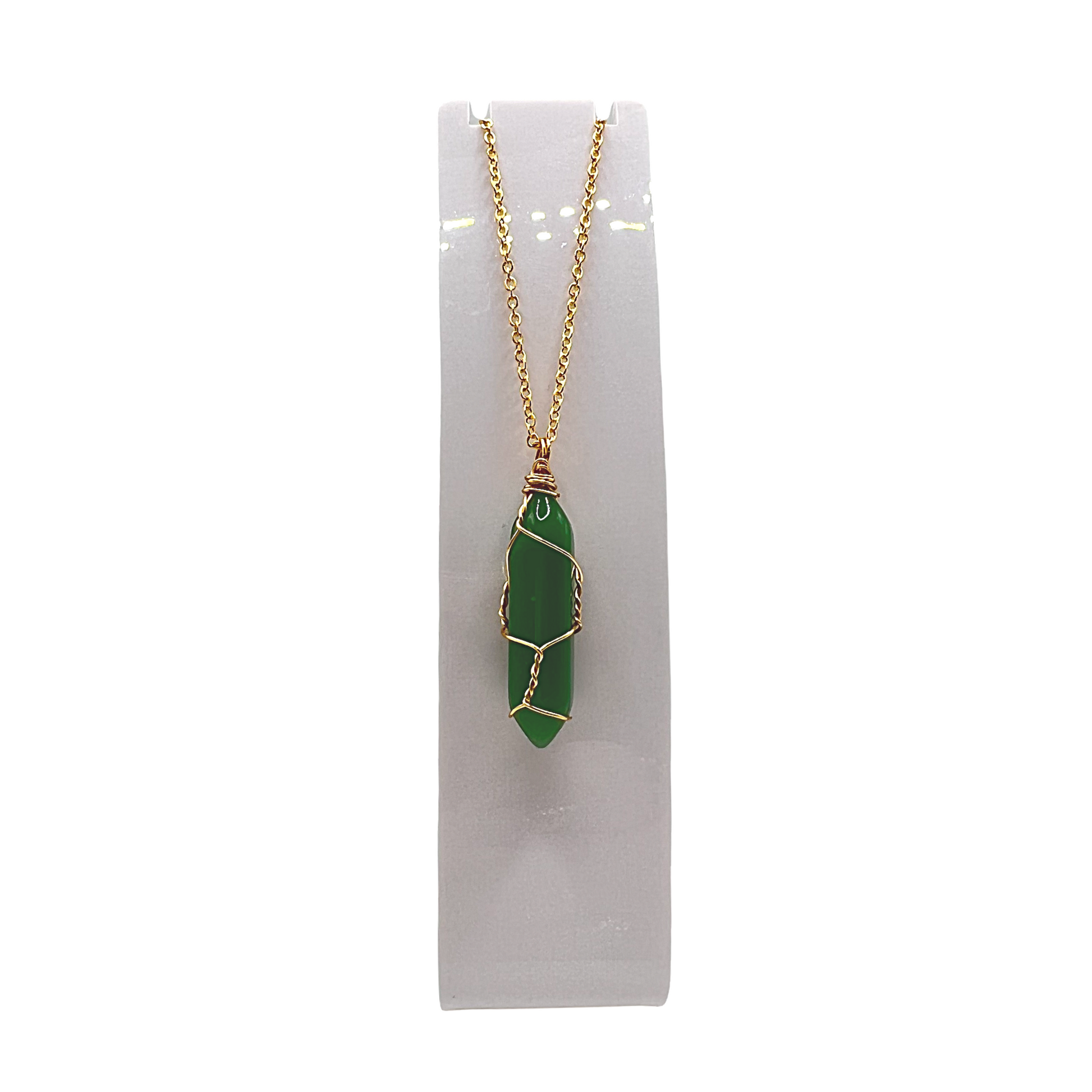 Green Jade - Healing Crystal Necklace