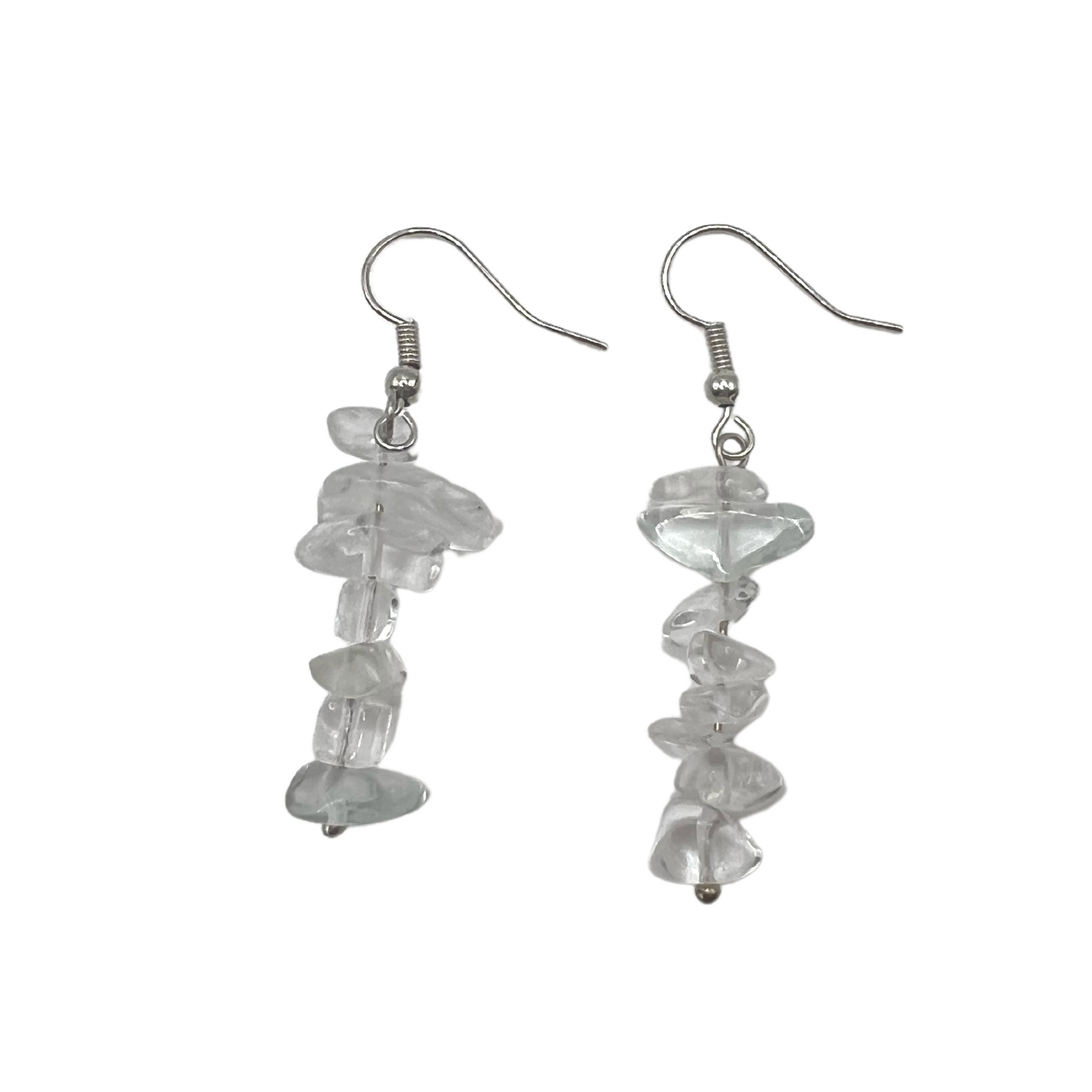 Clear Quartz Healing Crystal Earrings