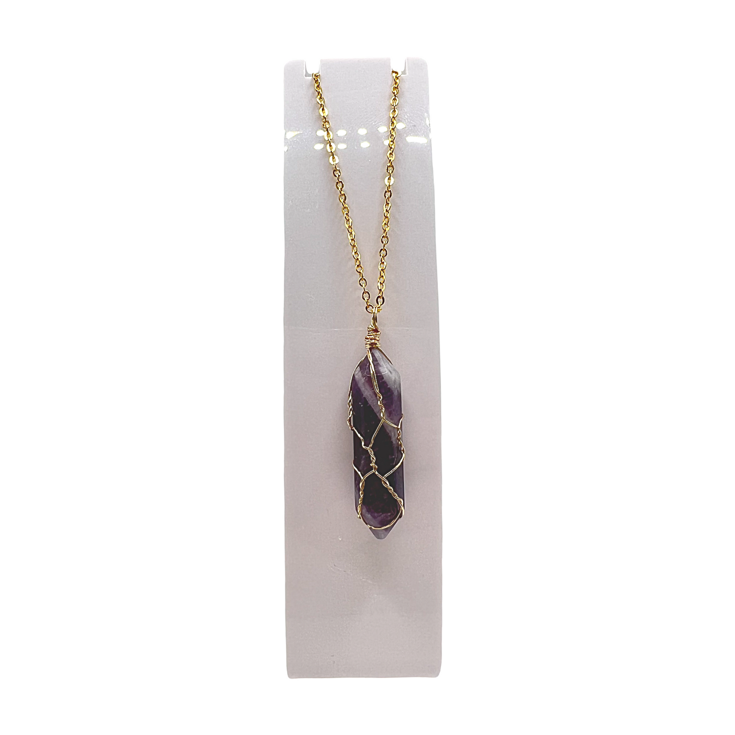 Amethyst - Healing Crystal Necklace