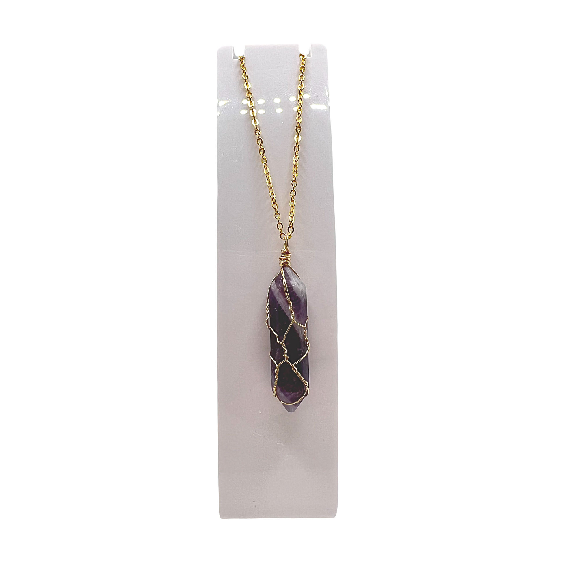 Amethyst - Healing Crystal Necklace