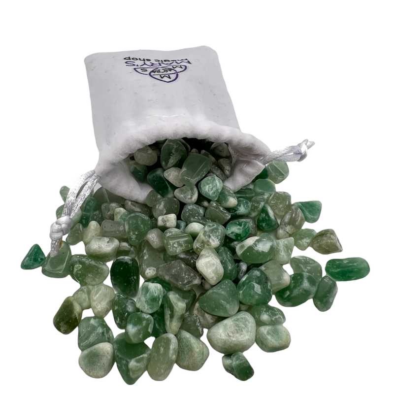 Green Aventurine Crystal Bag