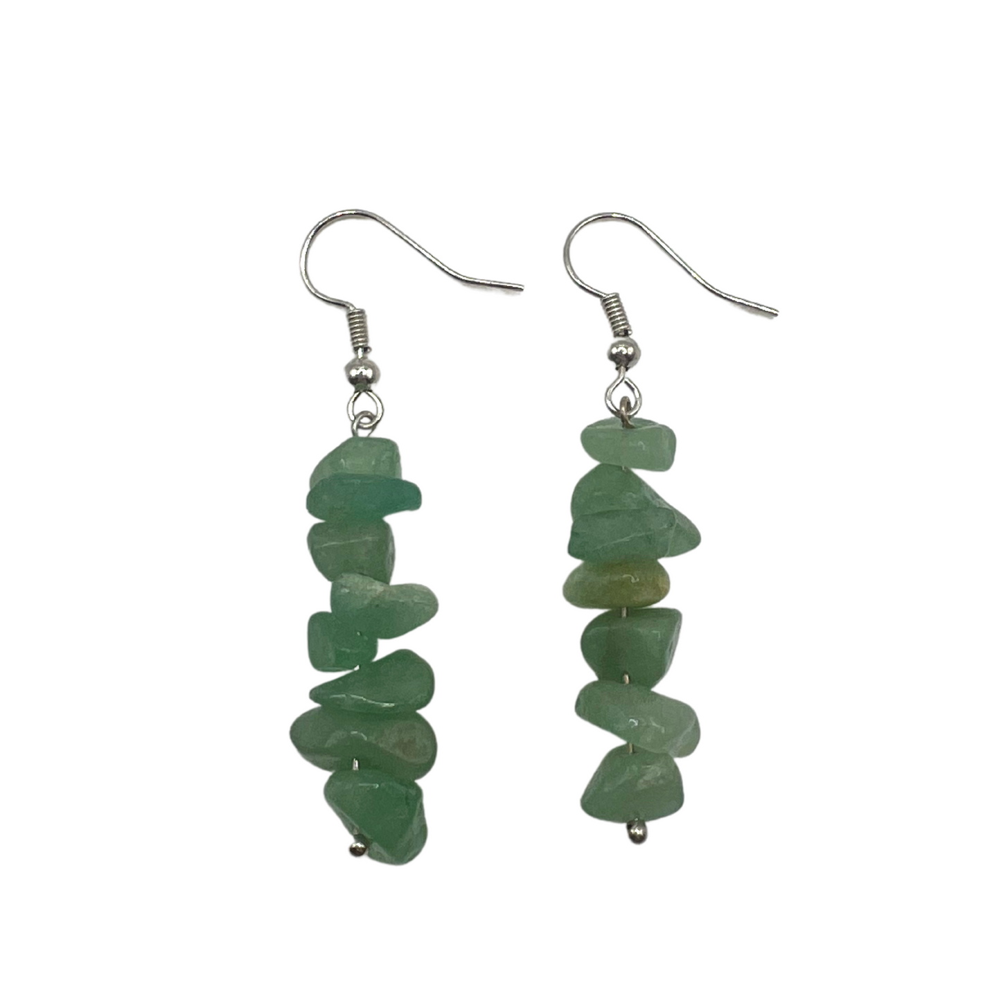 Green Aventurine Healing Crystal Earrings