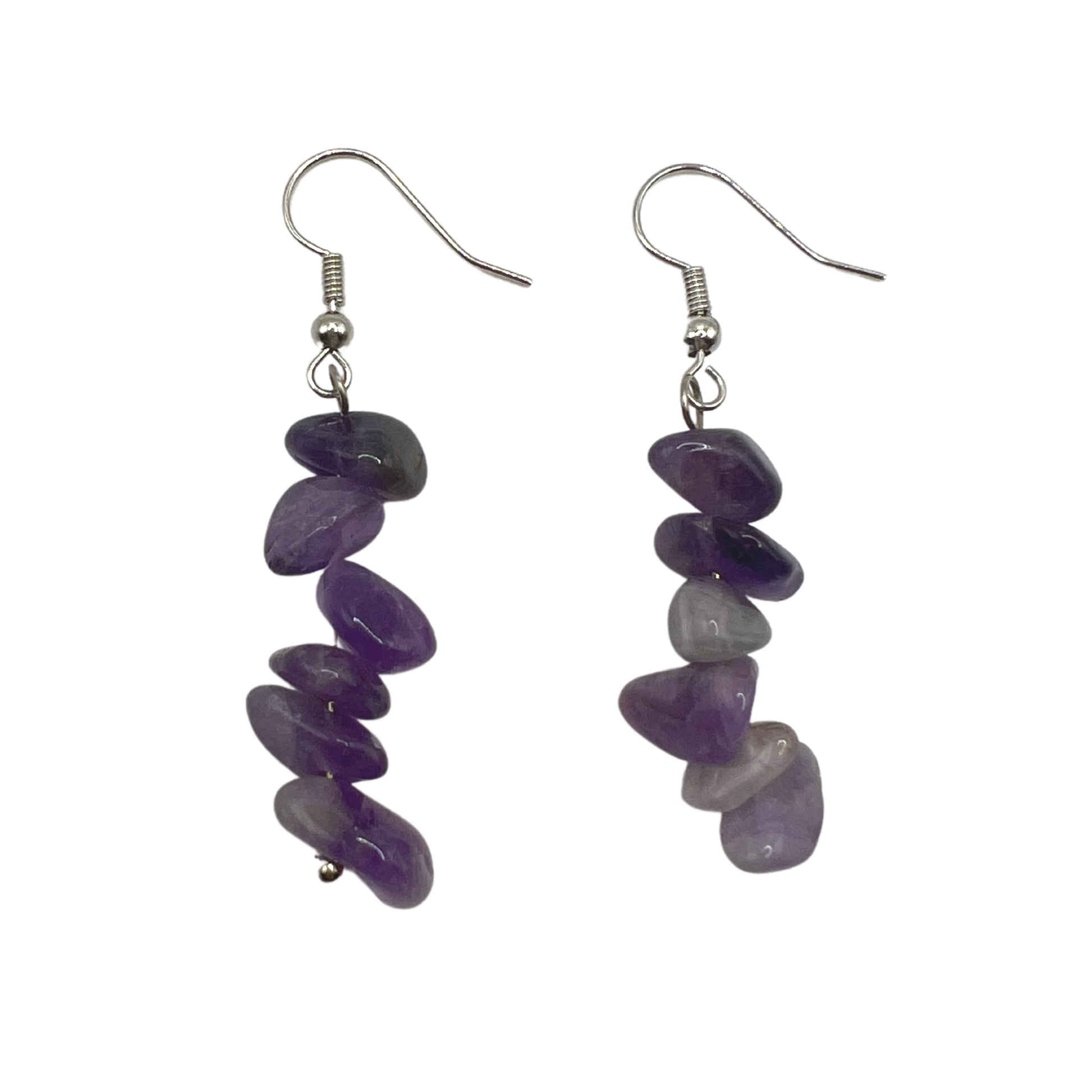 Amethyst Healing Crystal Earrings