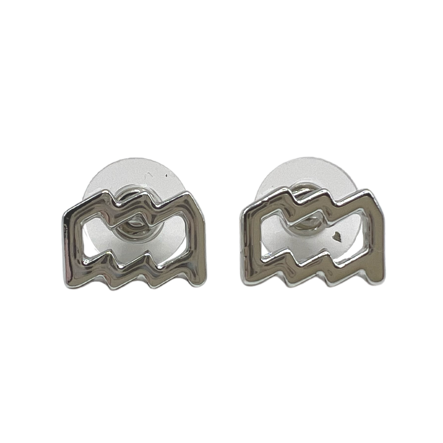 Aquarius Silver Earrings