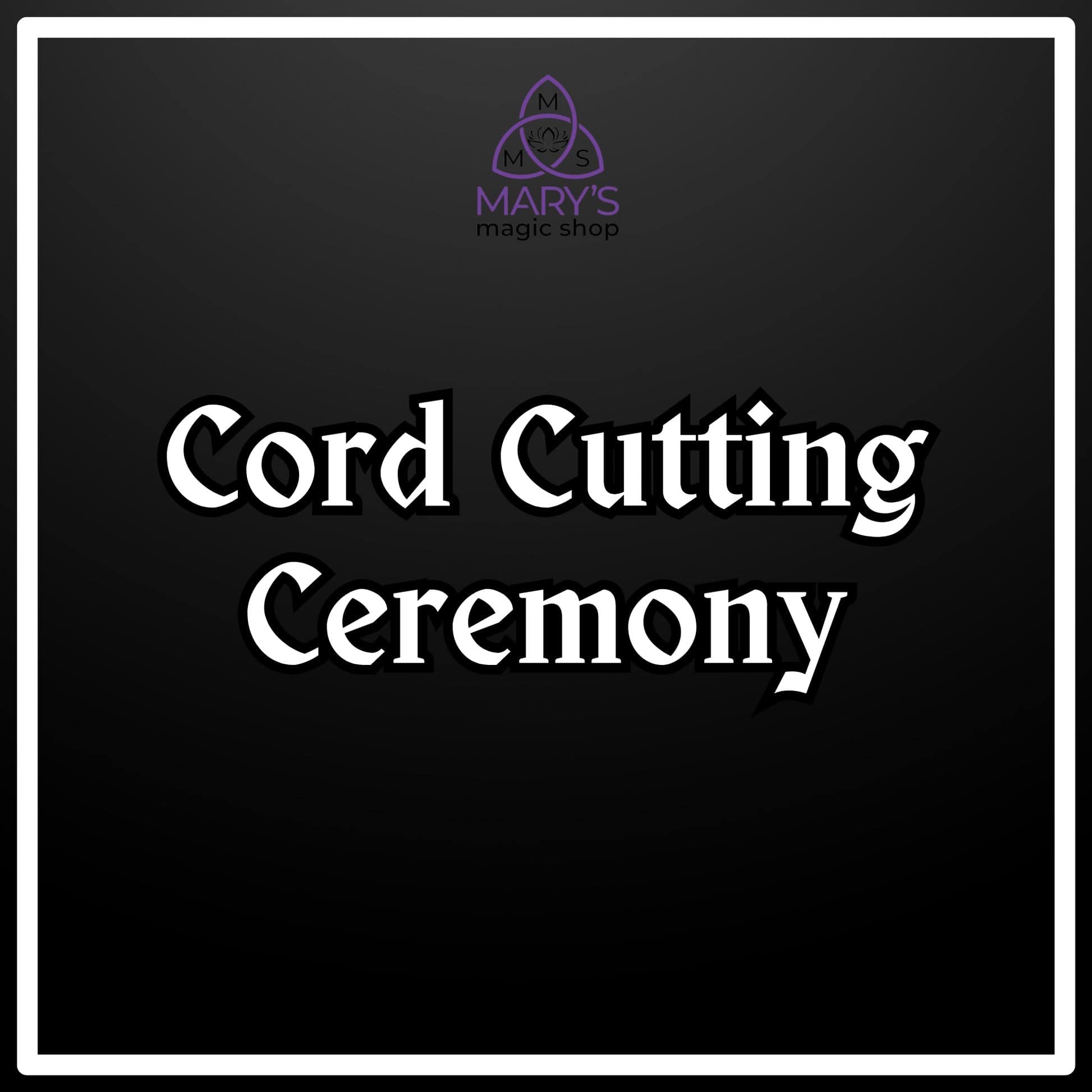 Cord Cutting Ceremony