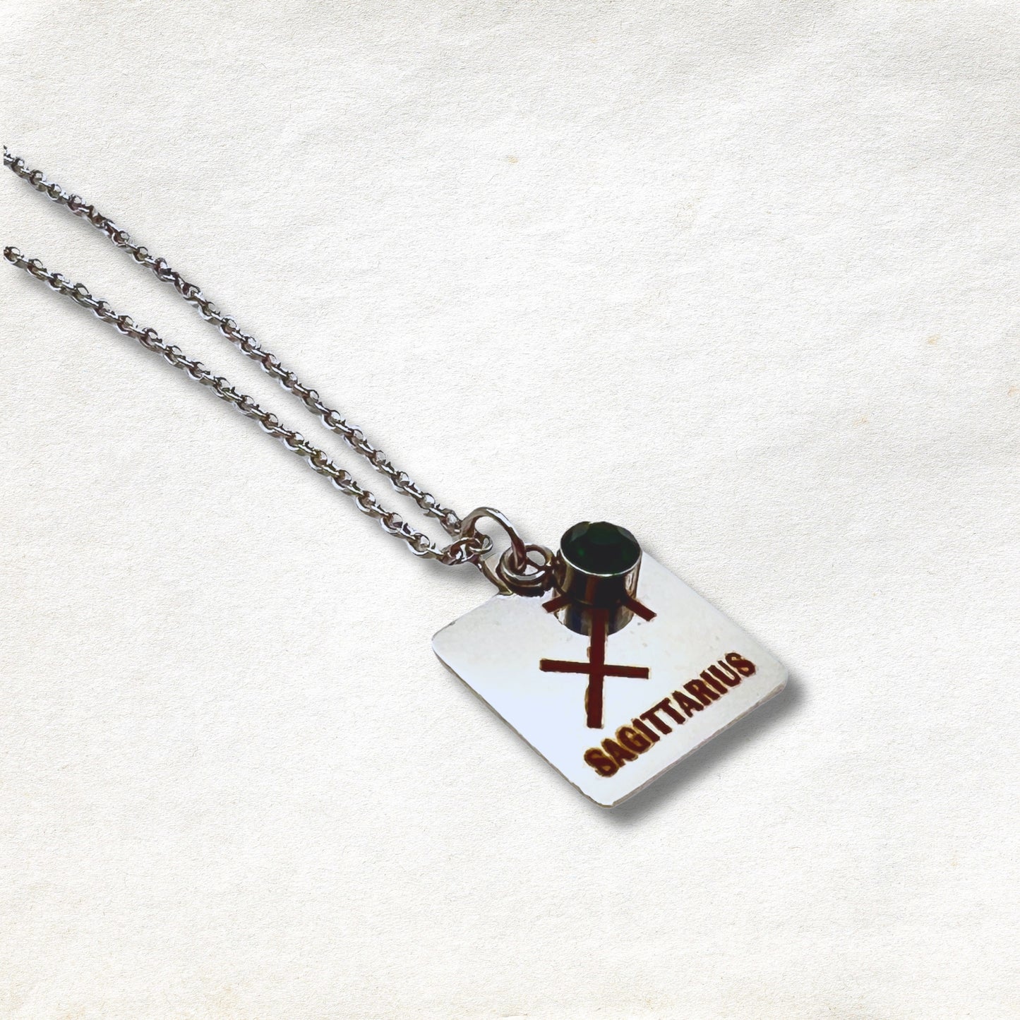 Zodiac Birthstone Necklace - Sagittarius