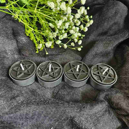 Pentagram Spell Manifestation Tealight Candles