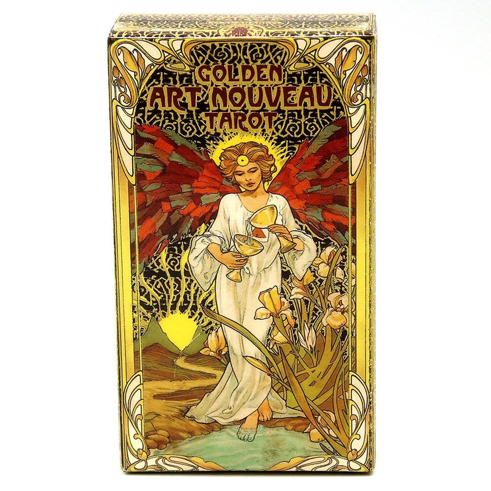 Golden Art Nouveau Tarot Cards