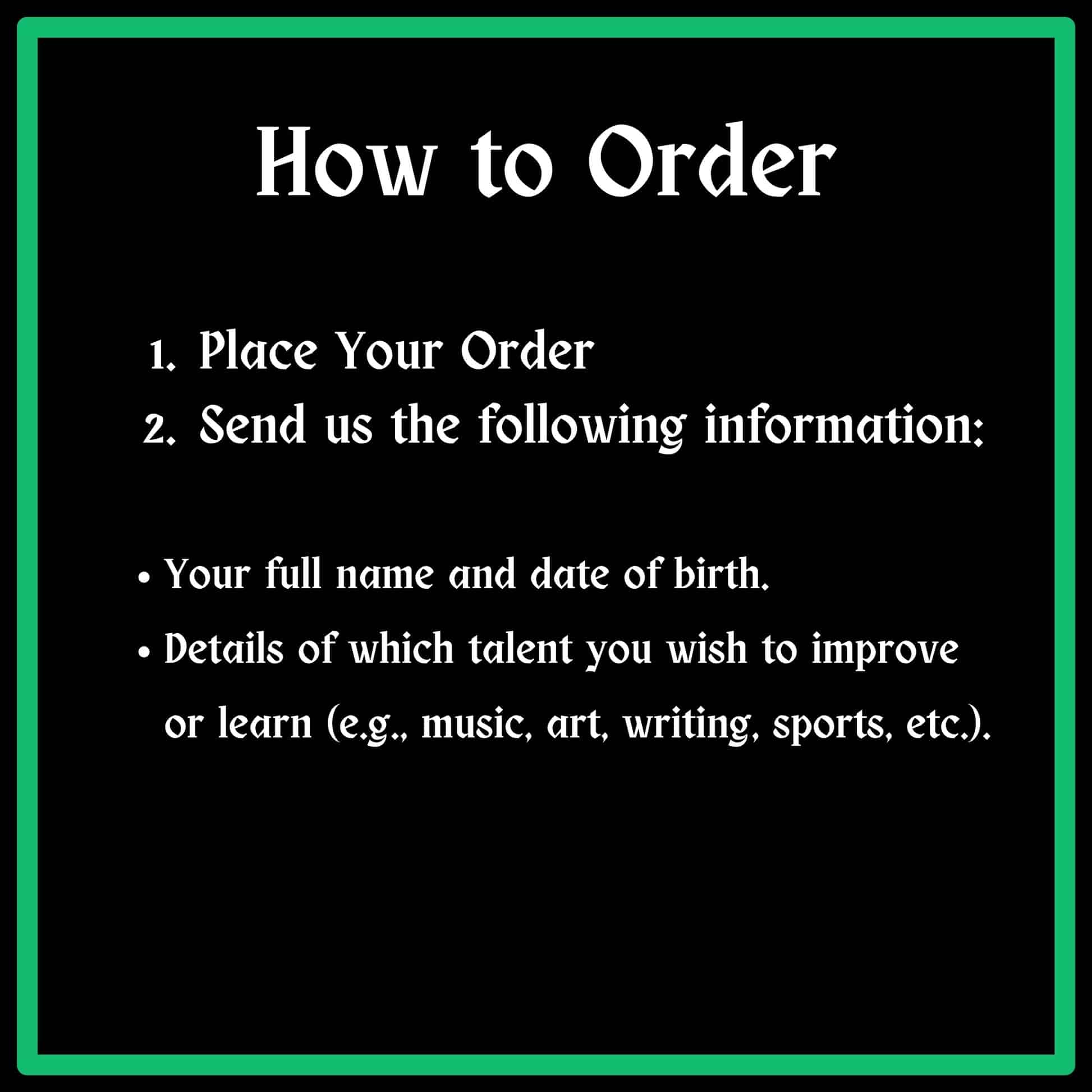 how to order
