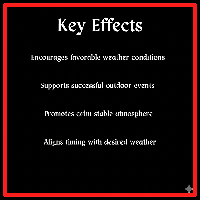 Weather spell effects