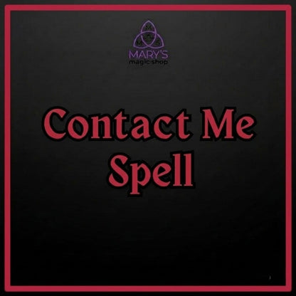 contact me spell