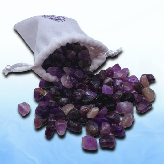 Amethyst Crystal Bag