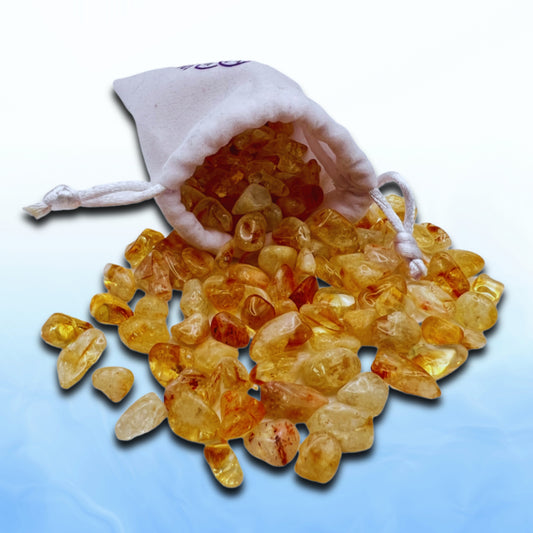 Citrine Crystal Bag