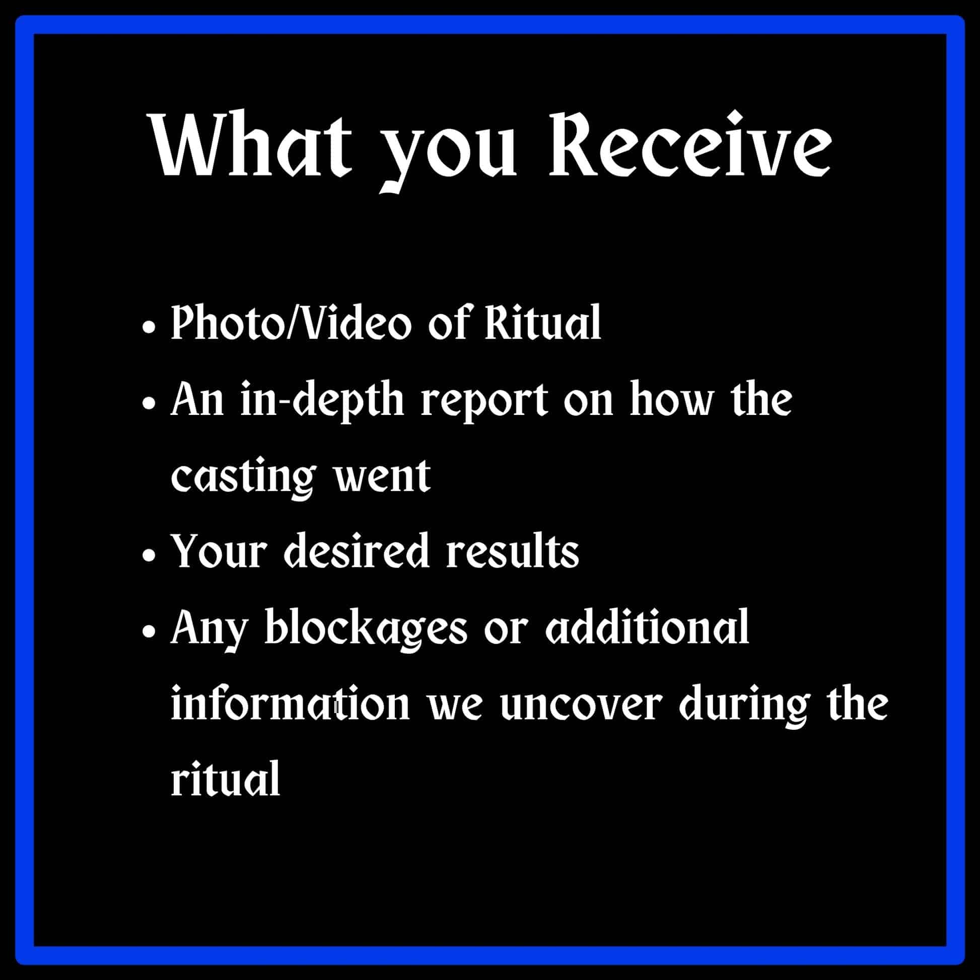 whatyoureceive