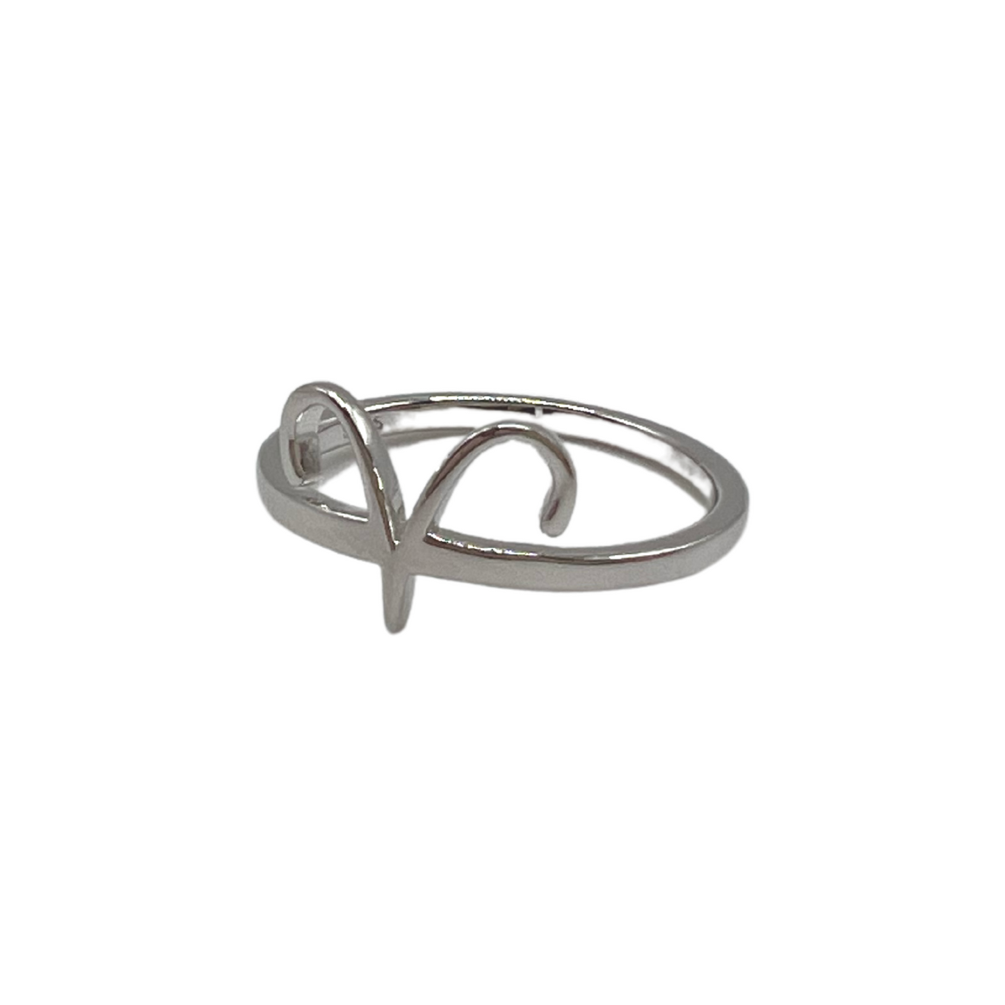 Astrology Silver Ring - Aries