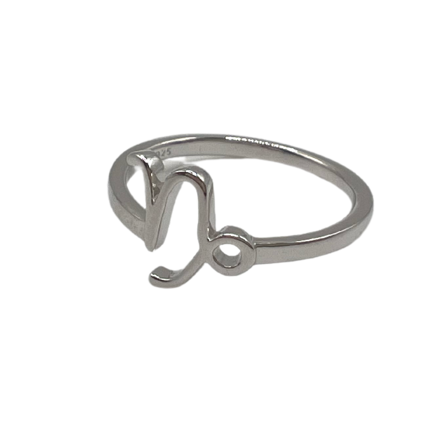 Astrology Silver Ring - Capricorn