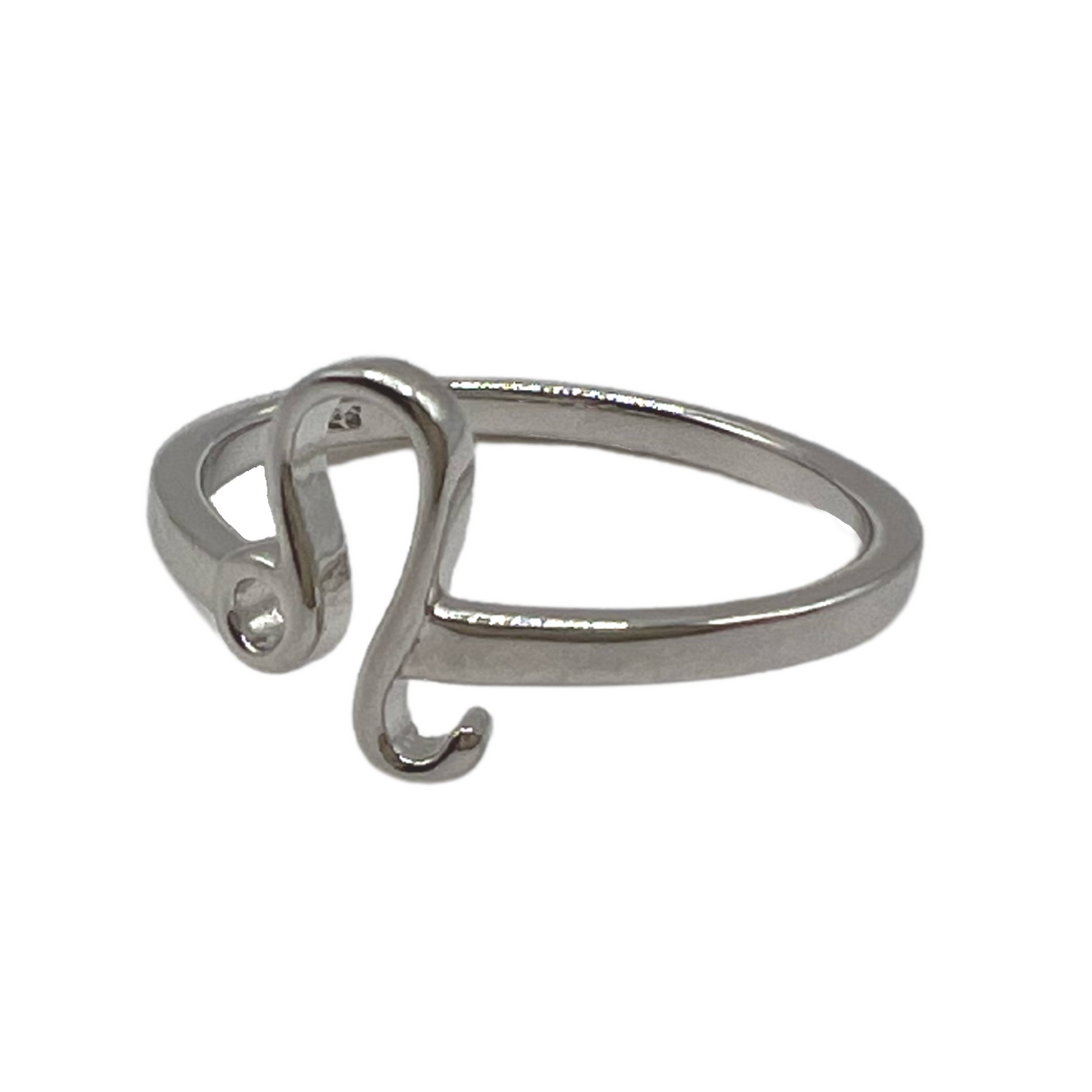 Astrology Silver Ring - Leo