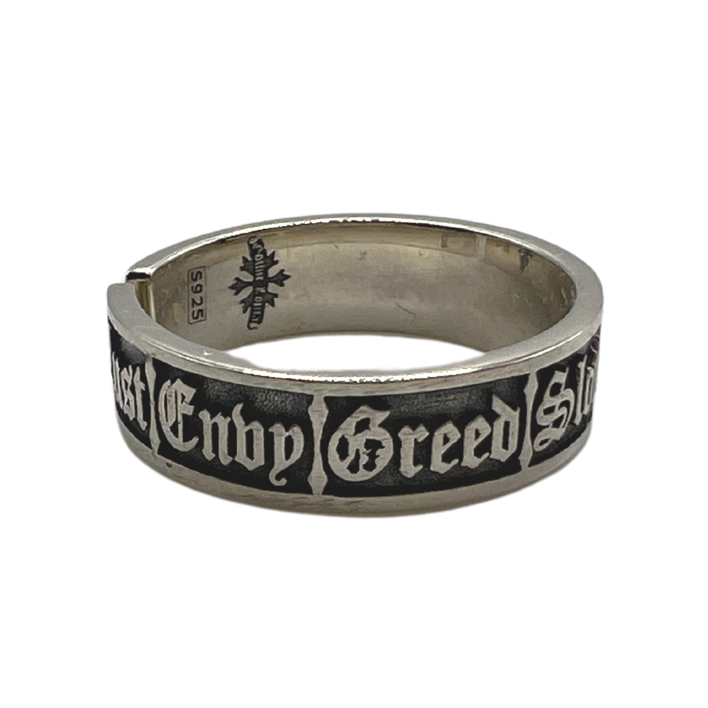 Seven Sins Adjustable Ring